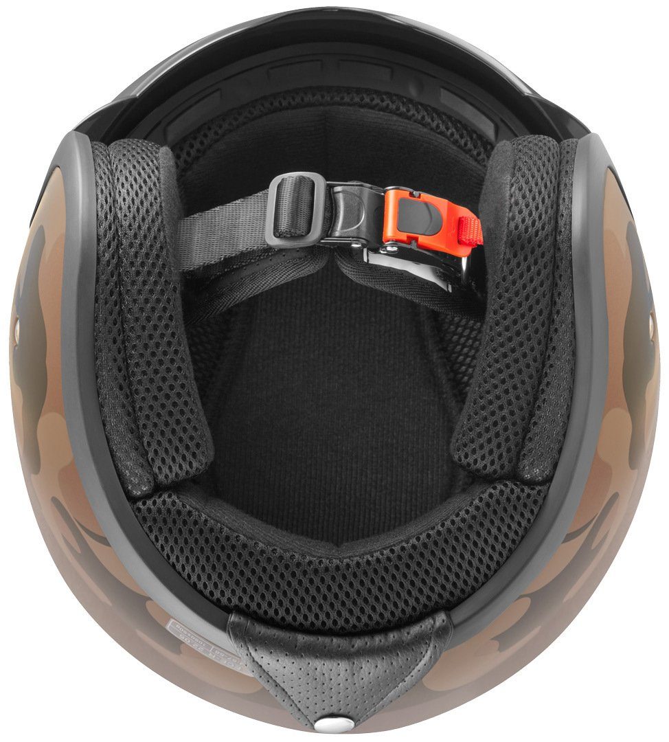 Bogotto Motorradhelm V537 Camo Jethelm, Integriertes Sonnenvisier – Bild 3 von 3