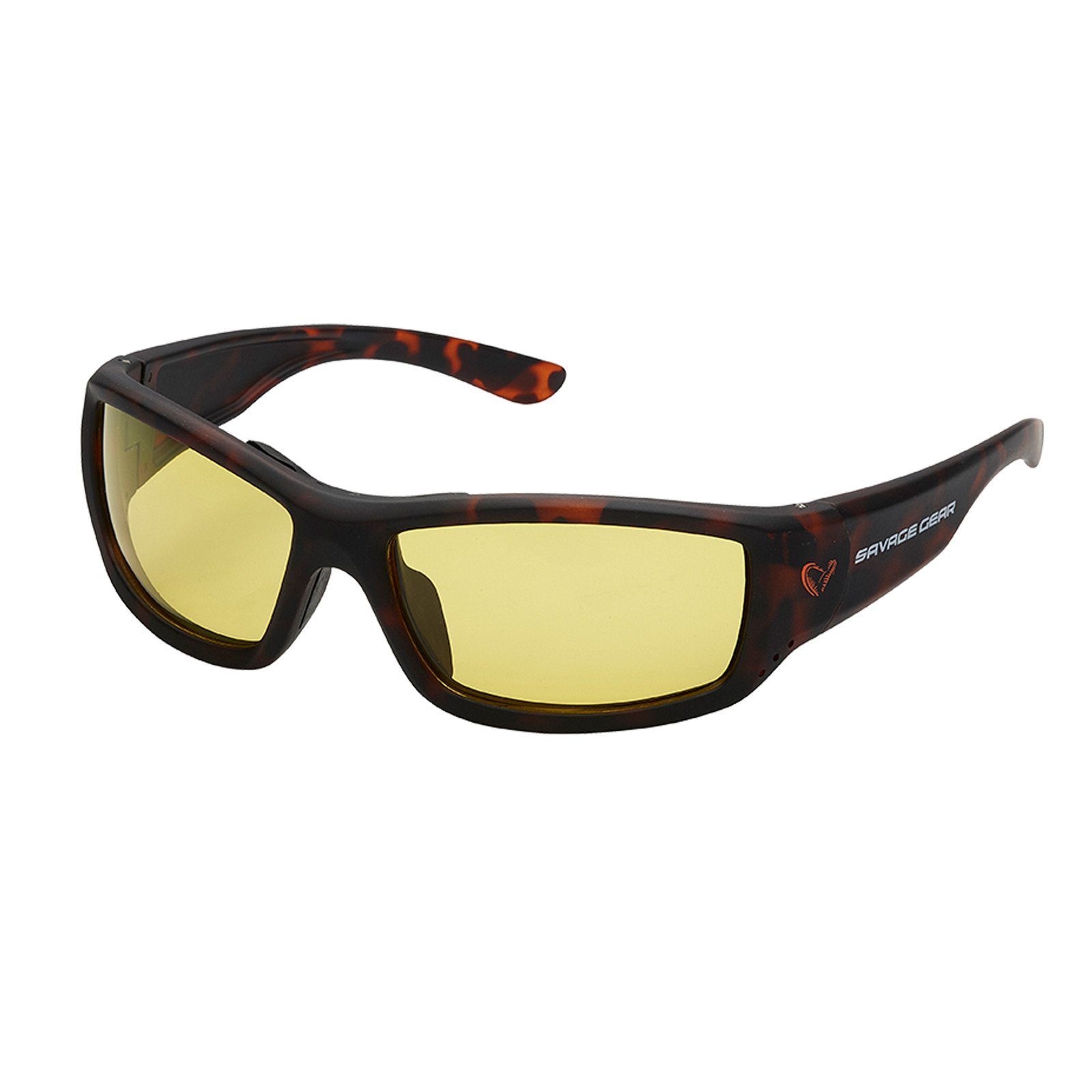 Savage Gear Sonnenbrille Savage Gear Savage2 Polarized Floating Sunglasses Yellow Polarisationsbrille Polbrille Angelbrille Anglerbrille