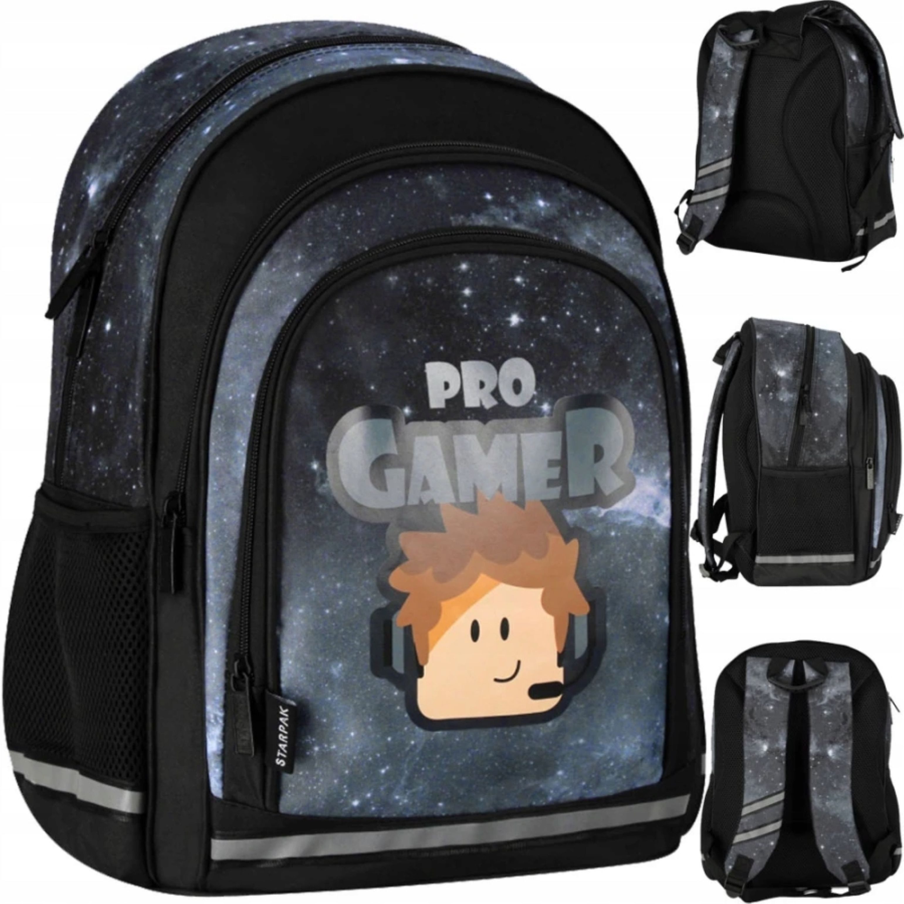 Schulrucksack Starpak Schulrucksack Pro Gamer Galaxy Jungen Rucksack 40x29x20 cm