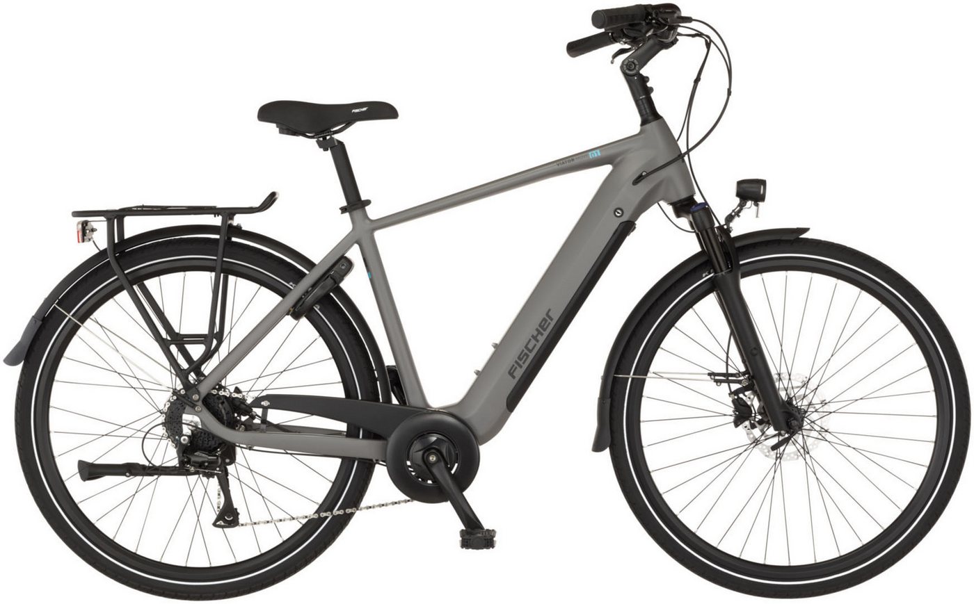 FISCHER Fahrrad E-Bike Trekkingrad VIATOR MOVE 01 474 D, 8 Gang Shimano Acera RD-M3020-8 Schaltwerk, Heckmotor, 474 Wh