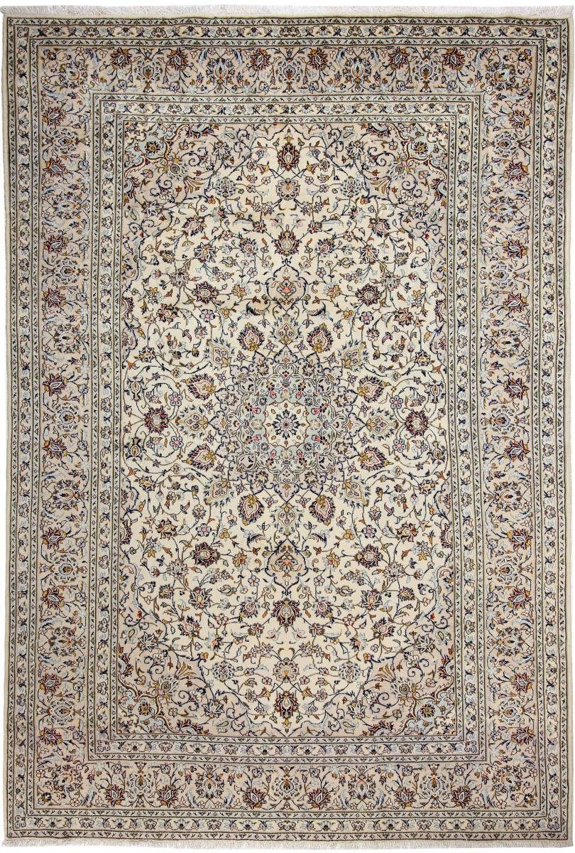 Orientteppich Keshan 248x362 Handgeknüpfter Orientteppich / Perserteppich, Nain Trading, rechteckig, Höhe: 12 mm