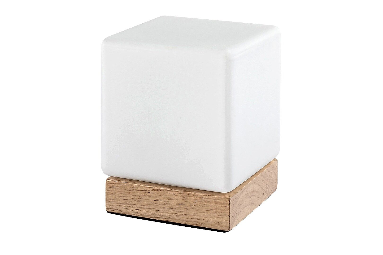 Rabalux LED Tischleuchte "Pirit" Holz, braun, quadratisch, 1,2W, warmweiß, 40lm, IP20, dimmbar Dimmart: mit Schalter, warmweiß