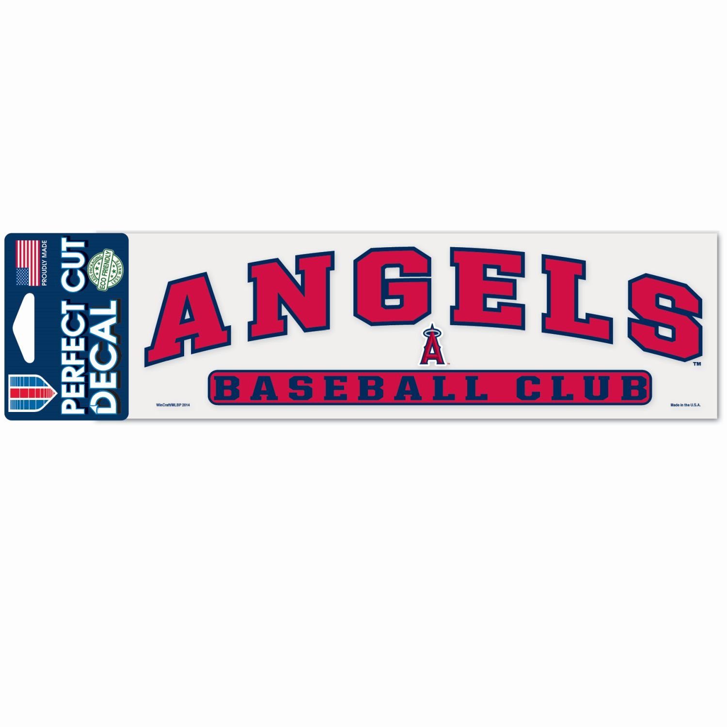 Aufkleber Perfect MLB Los Angeles 8x25cm Wanddekoobjekt WinCraft Angel Cut