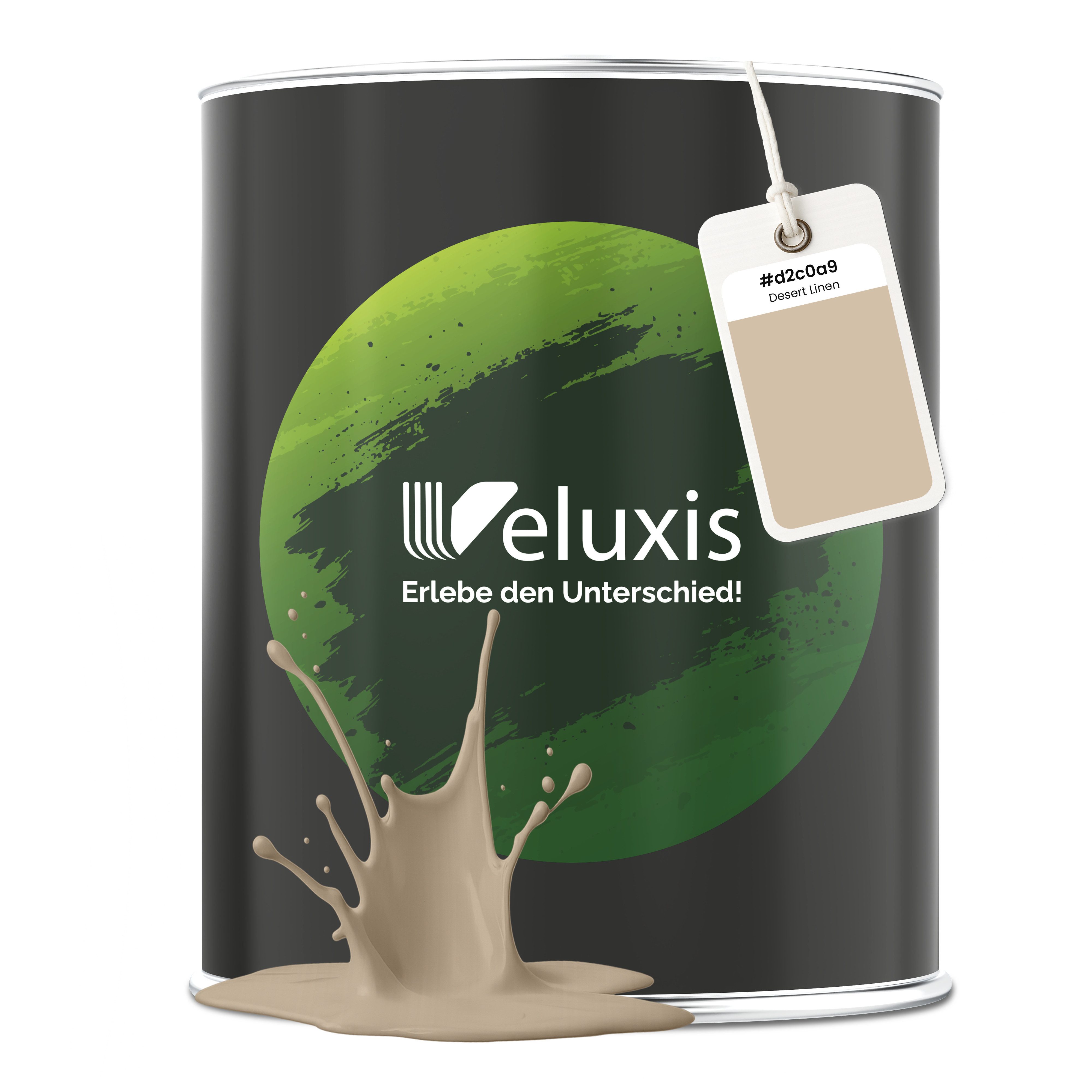 Veluxis Wandfarbe Veluxis® Edle Wandfarbe, für den Innenraum - Deckkraft-Klasse 1, Streifenfrei & tropfarm