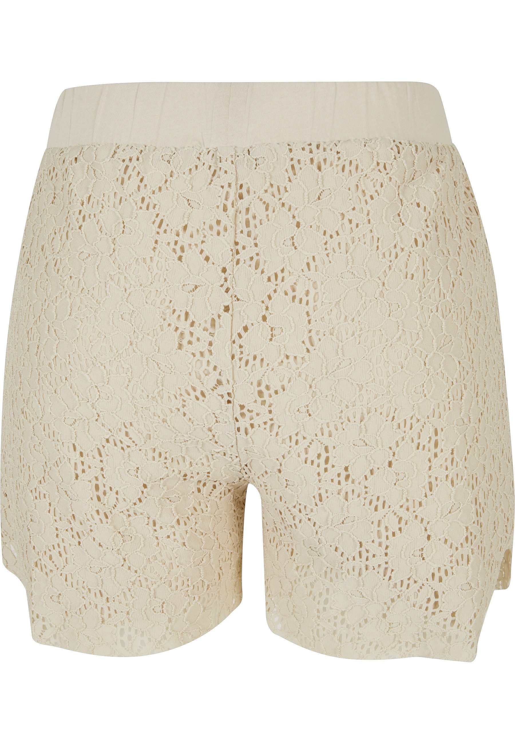 URBAN CLASSICS Stoffhose Urban Classics Damen Ladies Laces Shorts (1-tlg)