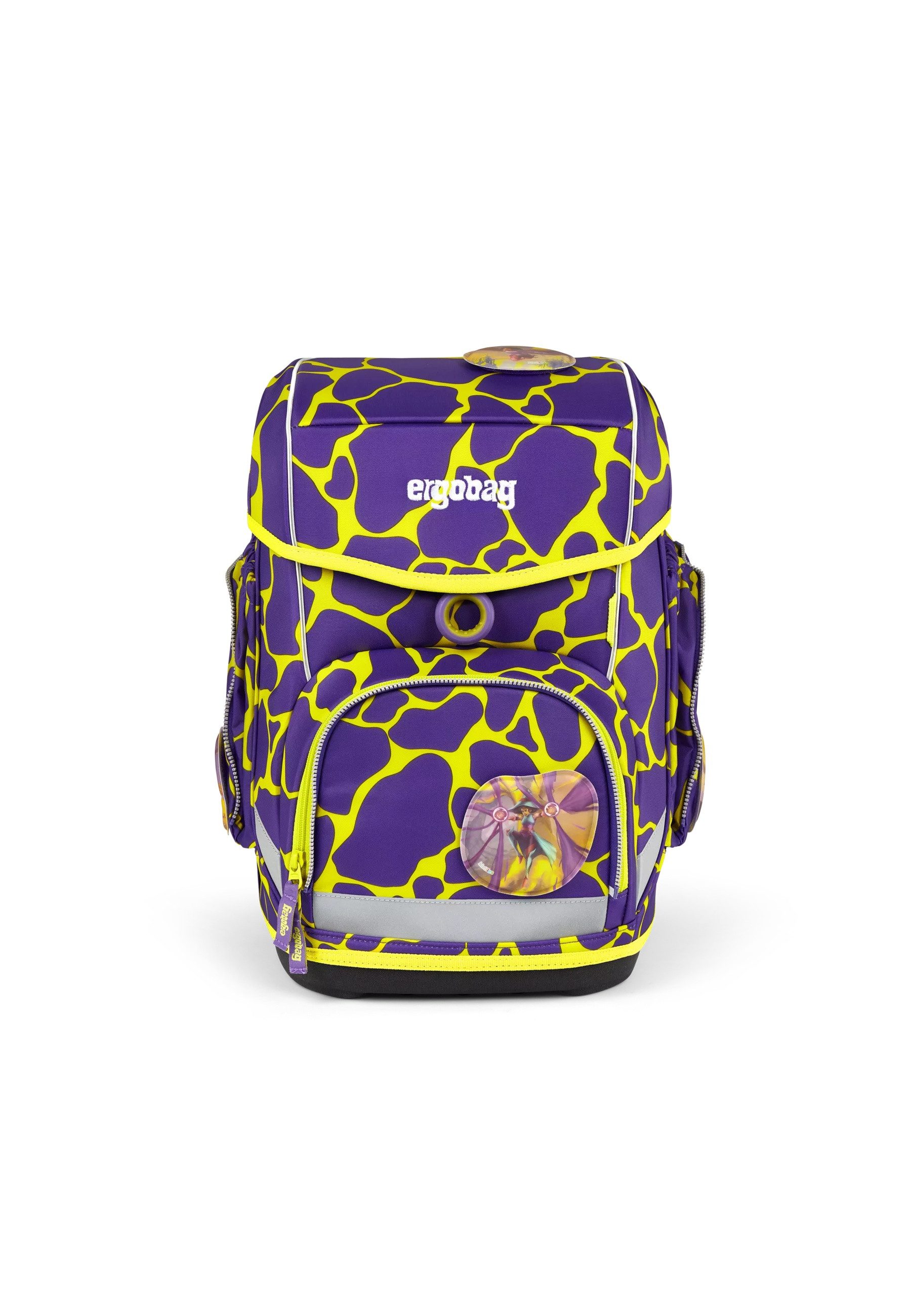 ergobag Schulranzen cubo Set . (5-tlg., 5-teiliges Set), größenverstellbares Rückensystem