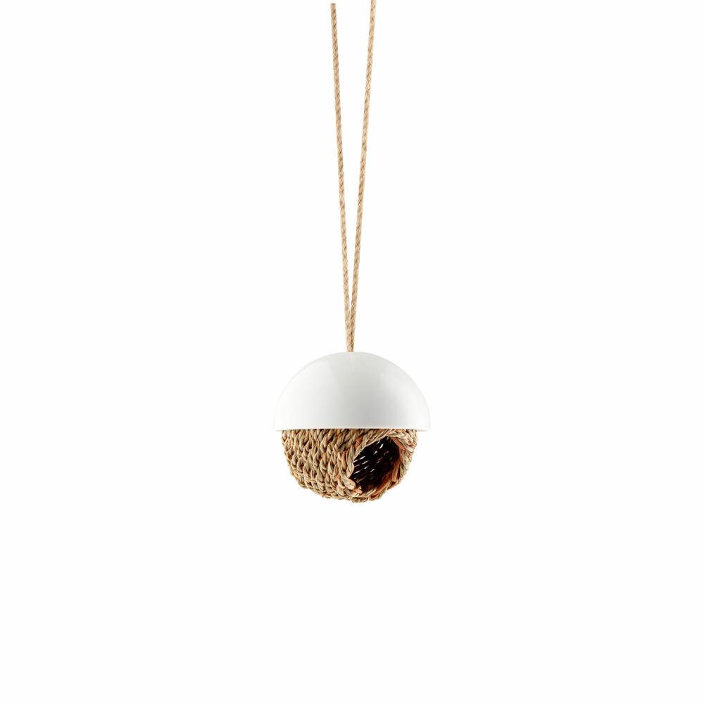Eva Solo Futterstation Vogelhaus Weiß Ø13cm, Porzellan, Alljahrtauglich