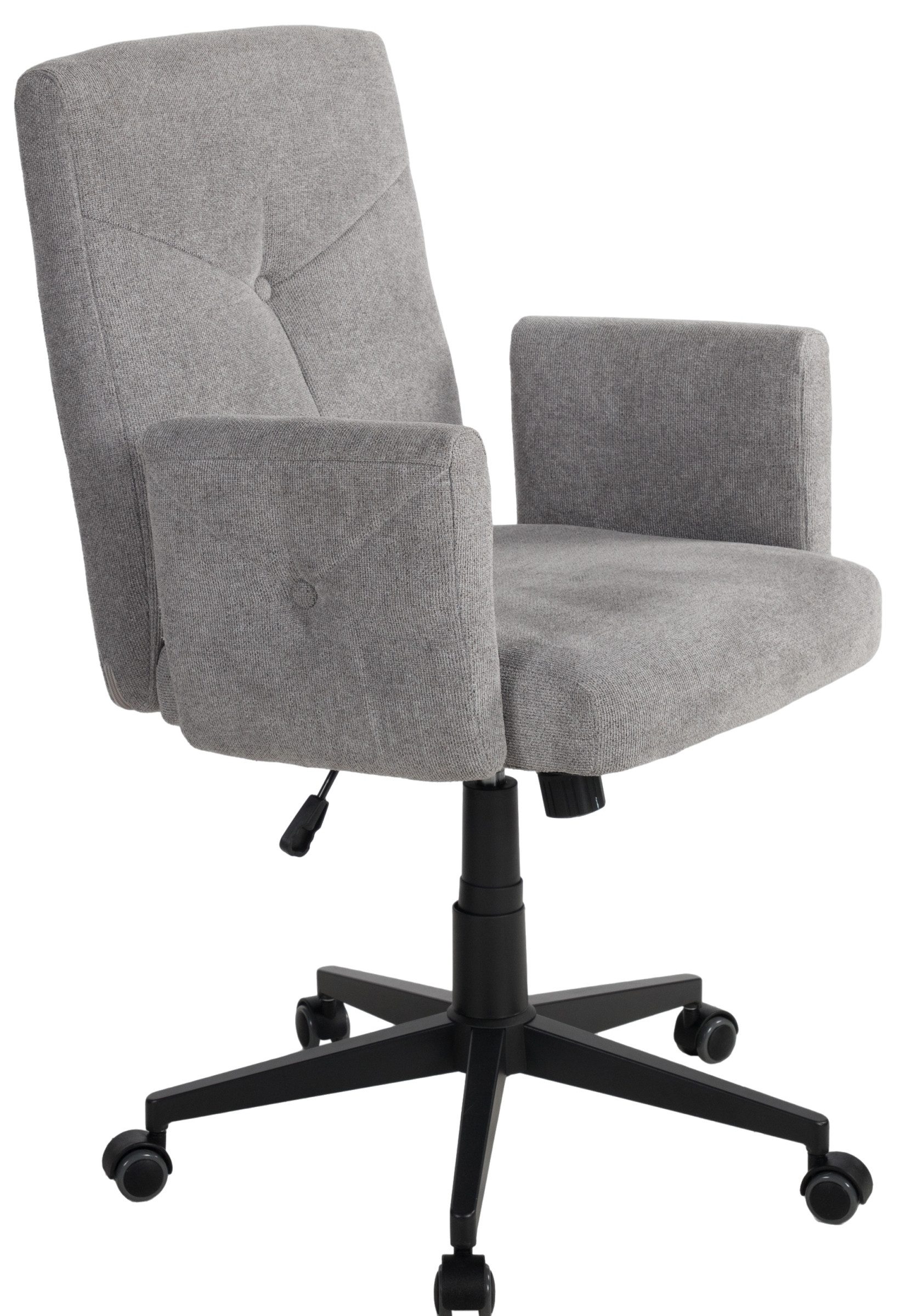 Duo Collection Bürostuhl Bo, Taschenfederkern, ergonomisch, grau, Webstoff - 64x96x64cm (BxHxT)
