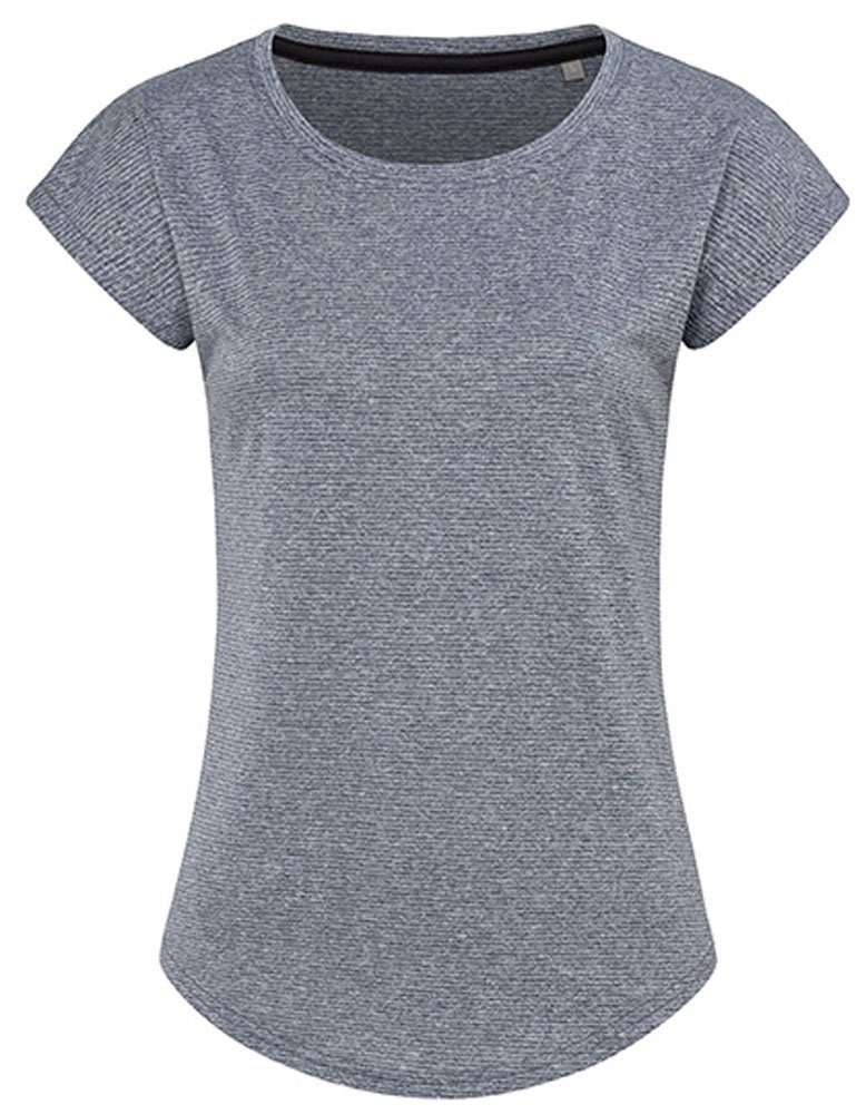 Atmungsaktiv, T-Shirt Heather Funktionsshirt Damen Goodman Umweltfreundlich Material Denim Sport Design recyceltem aus