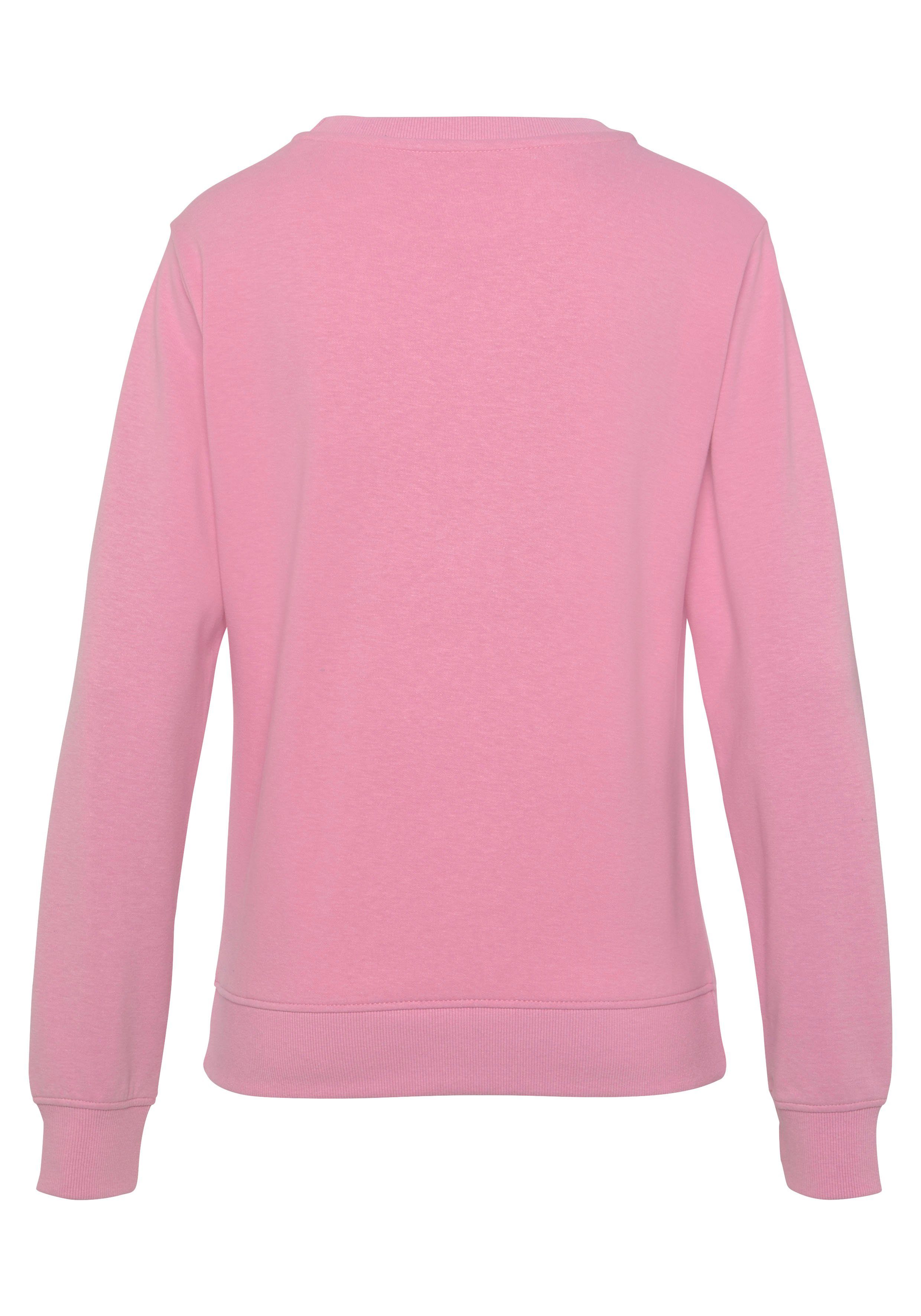 Vivance Sweatshirt (1-tlg) Sweatshirt mit Frontprint, Loungeanzug