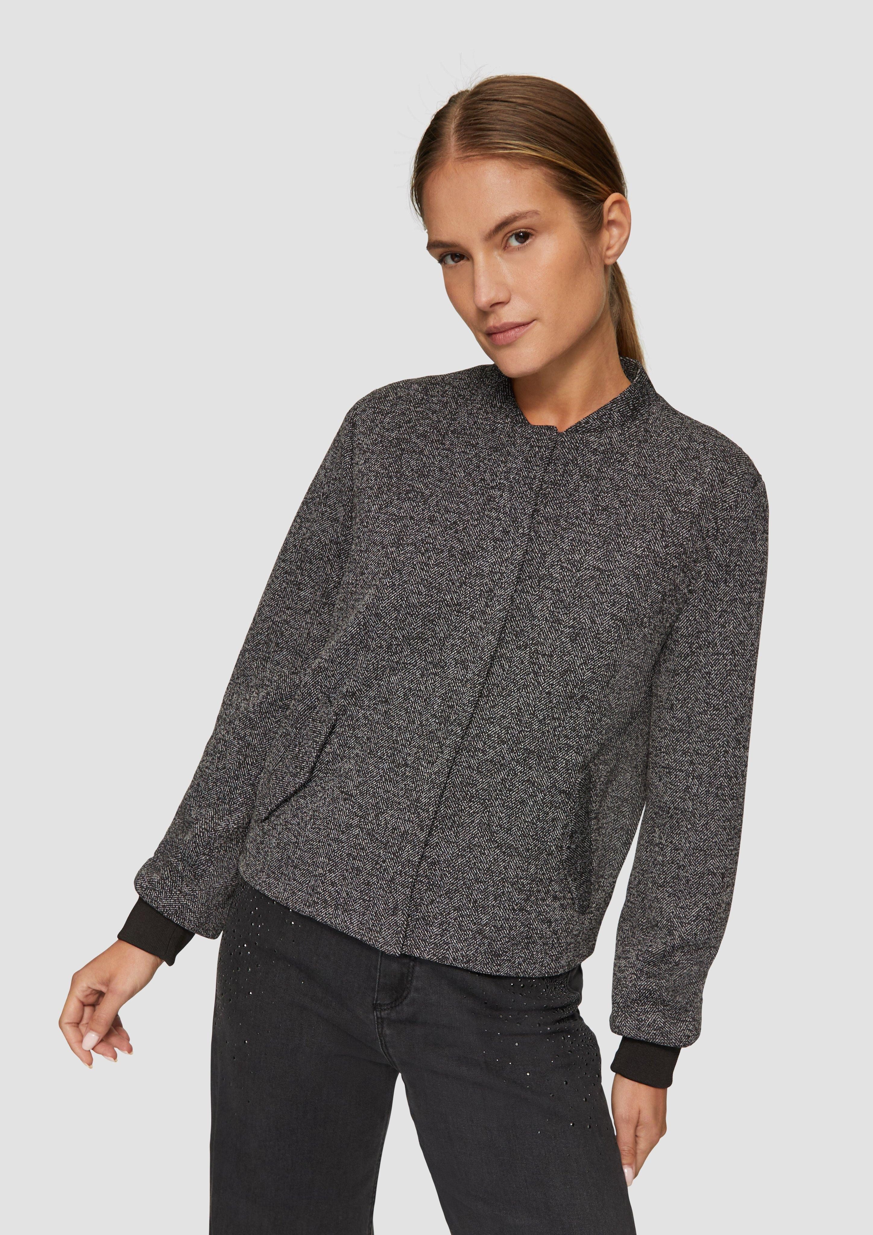 s.Oliver BLACK LABEL Funktionsjacke Melierter Blouson günstig online kaufen