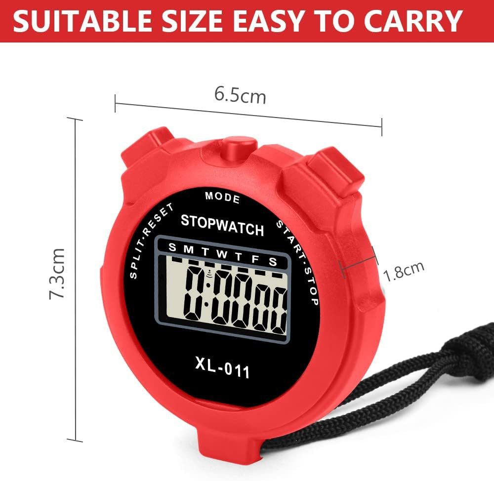 FELIXLEO Quarzuhr Vicloon Digitale Sport Stoppuhr Großes Display Timer Wecker