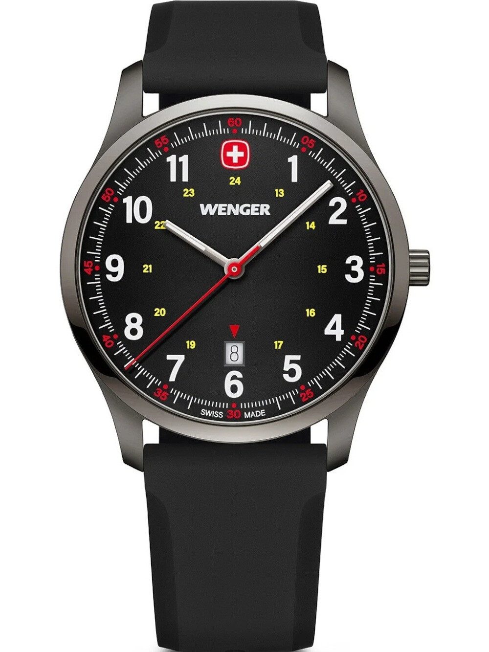 Wenger Quarzuhr Wenger 01.1441.135 Herrenuhr City Sport 42mm 5ATM Wenger 01.1441.135 Herrenuhr City Sport 42mm 5ATM