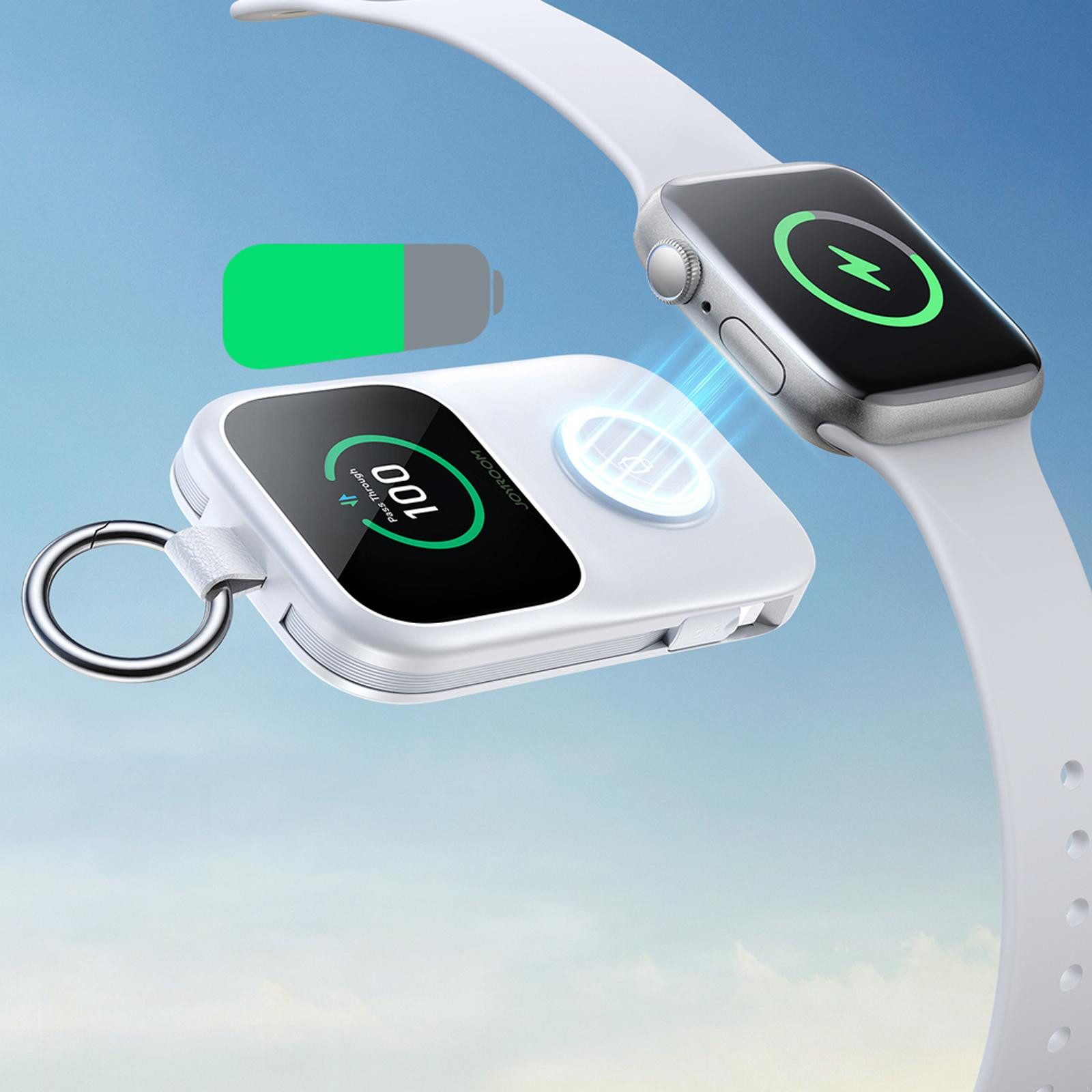 JOYROOM JR-W19 Smartwatch Charger Powerbank JR-W19 5000 mAh (5 V), PowerBank für Smart Watch Akku Power Zusatz Batterie Charger Ladegerät