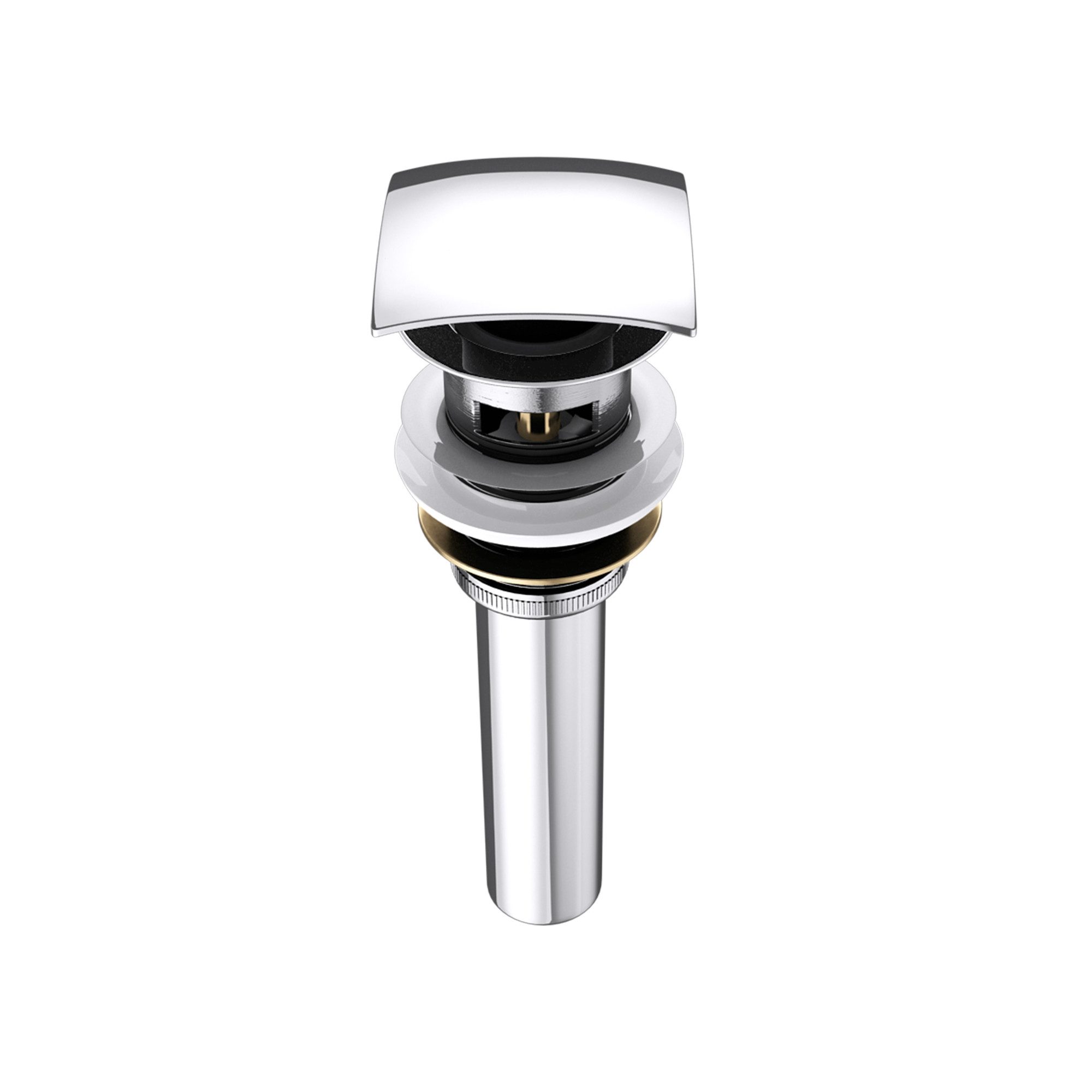 doporro Waschbeckenstöpsel Design Automatik-Ablaufgarnitur Push-Open Pop-Up-Ventil Abfluss PU03, Ø 6.8 cm (Hardware-fitting)