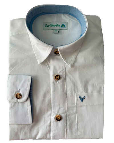 Isar-Trachten Trachtenhemd 'Timo' für Jungen 48203, Weiß
