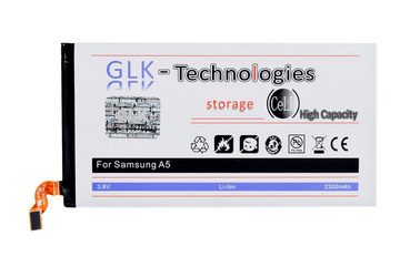 GLK-Technologies High Power Ersatzakku kompatibel mit Samsung Galaxy A5 SM-A500F 2015 EB-BA500ABE, Original GLK-Technologies Battery, accu, 2300 mAh Akku, inkl. Werkzeug Set Kit NEU Smartphone-Akku 2300 mAh (3.8 V)