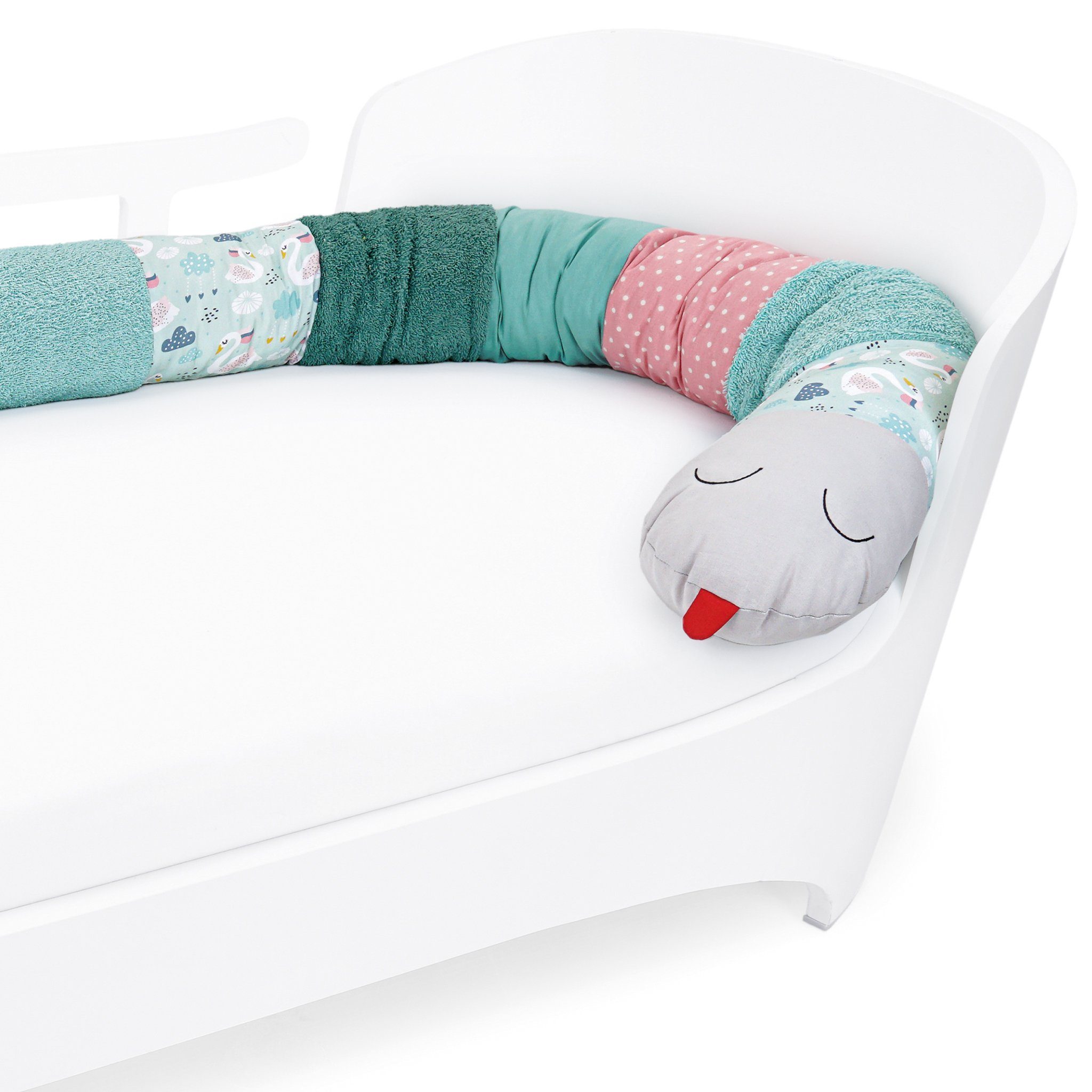 Liebes von priebes Bettnestchen KLAUS PATCH Bettschlange, Bettumrandung, groß, Защита в краватку, Cord, patch