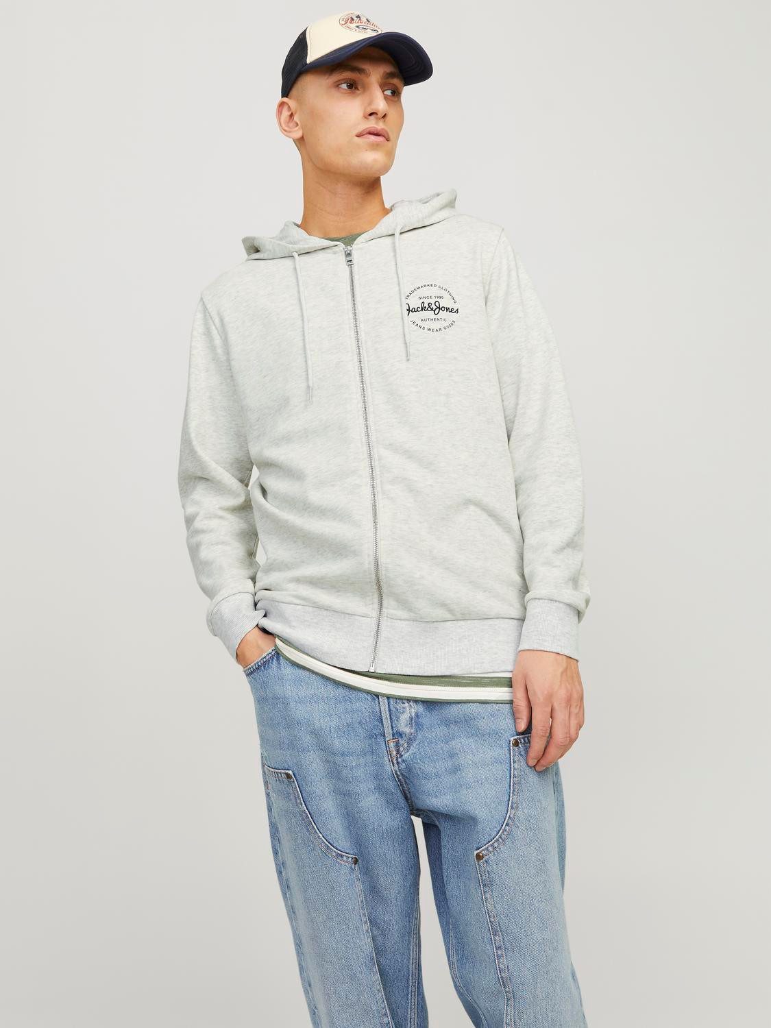 Jack & Jones Sweatjacke JJFOREST SWEAT ZIP HOOD