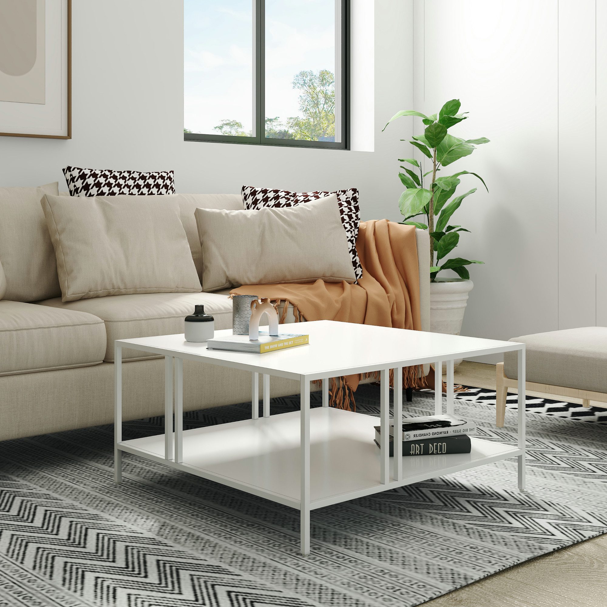 en.casa Couchtisch, Wohnzimmertisch »Kumlinge« Metall 40 günstig online kaufen