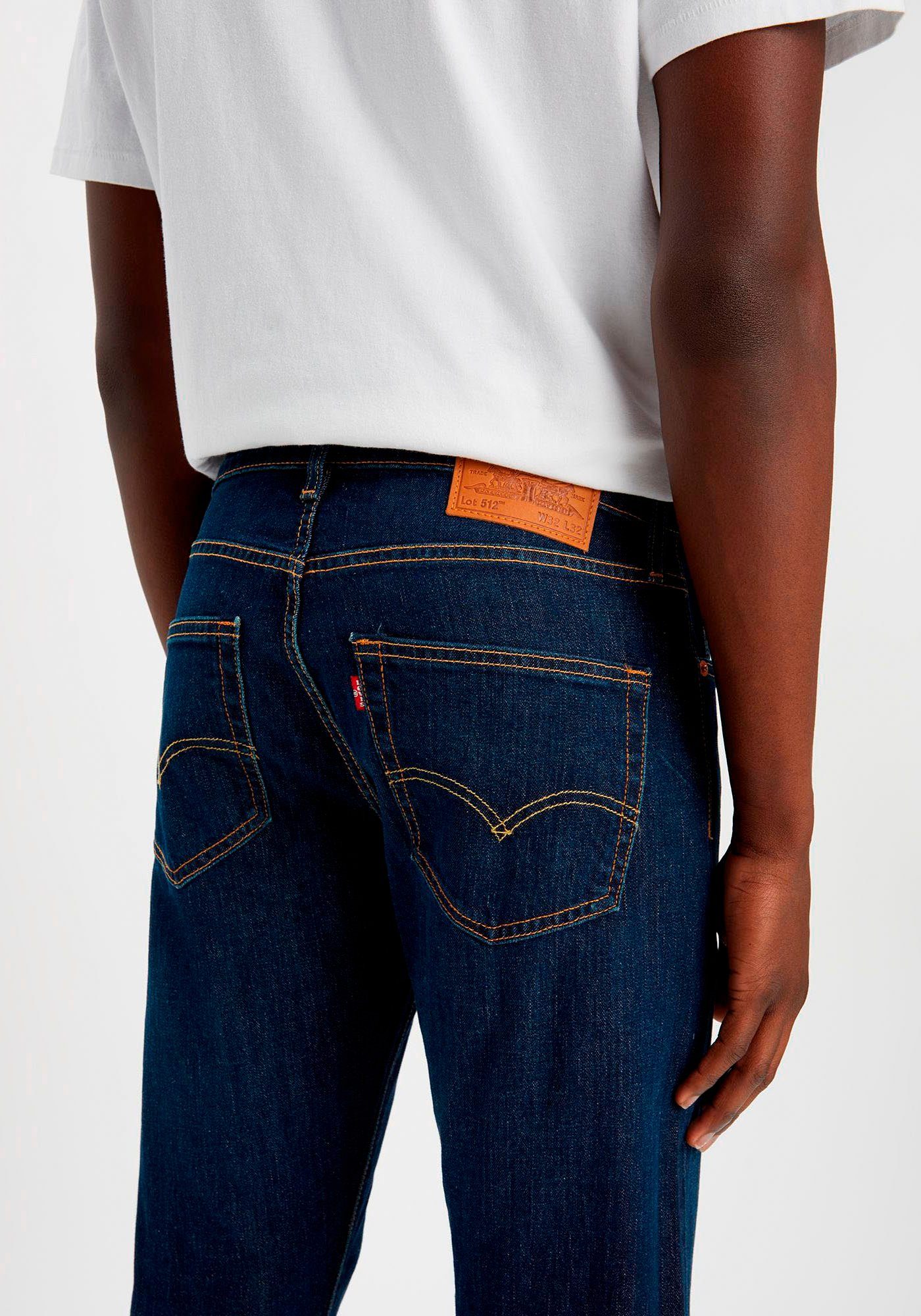 Markenlabel IT mit KEEPIN Levi's® Taper Fit CLEAN 512 Slim Tapered-fit-Jeans