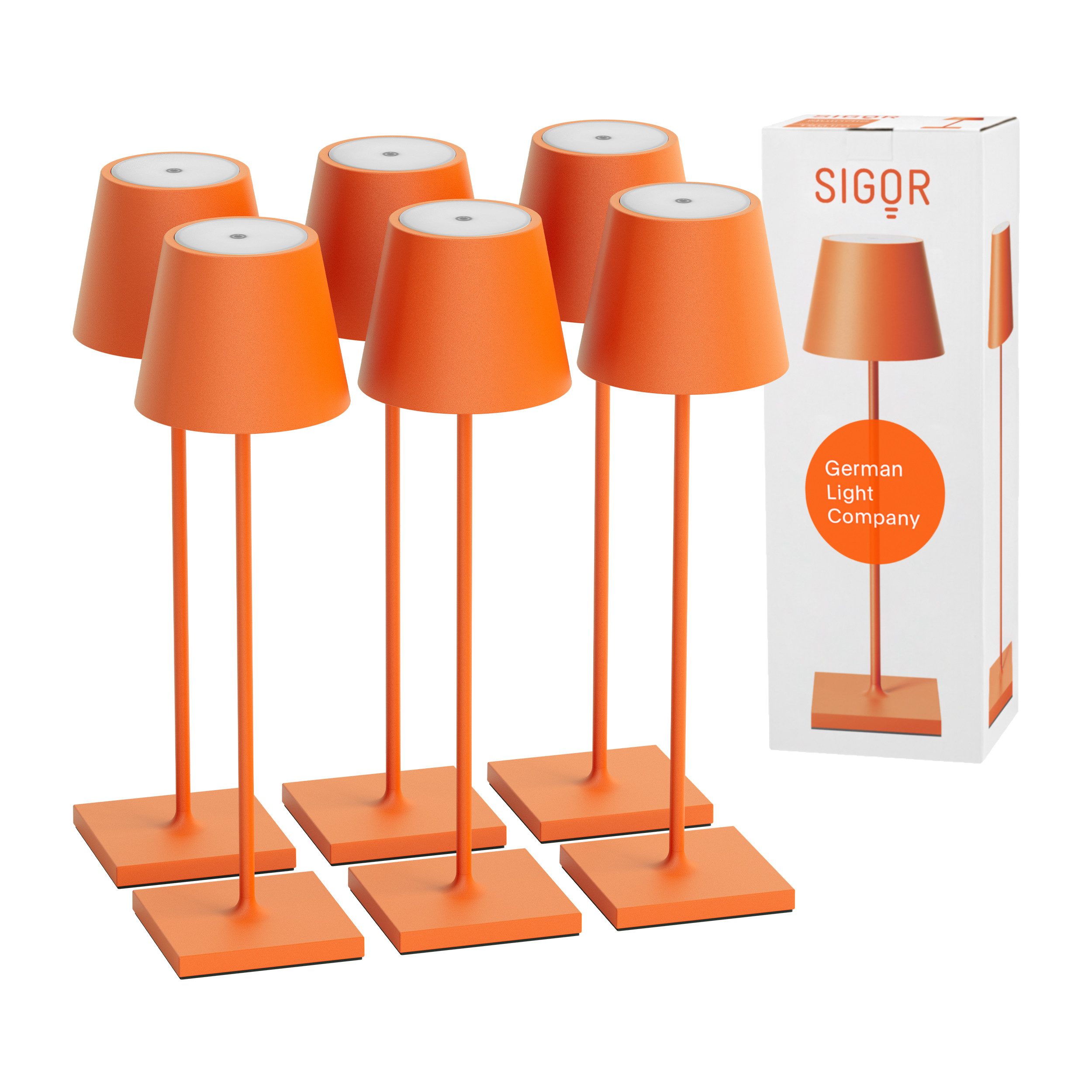SIGOR LED Tischleuchte, Dimmbar, LED fest integriert, 2.700 + 2.200 K