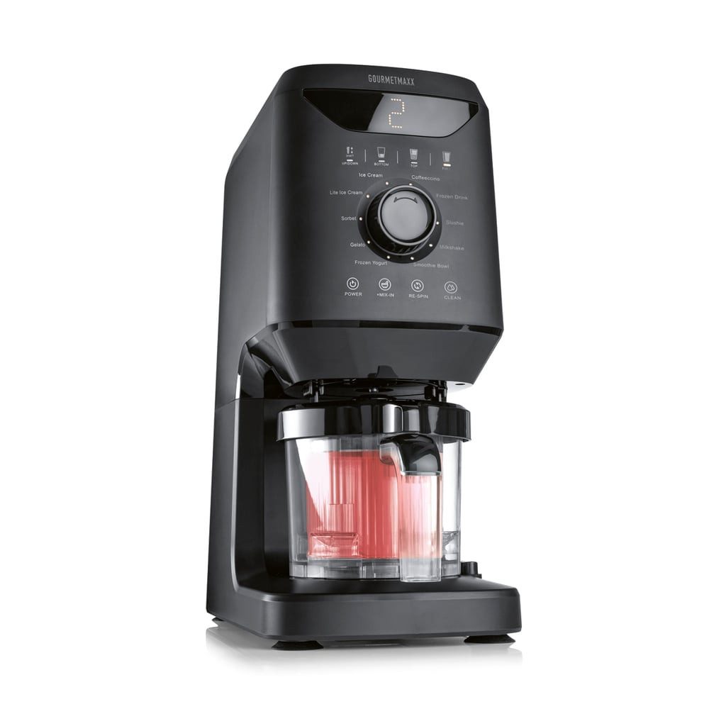 GOURMETmaxx Eismaschine GOURMETmaxx SmoothUp Eismaschine für vielseitige Desserts und Drinks, 800 W, GOURMETmaxx SmoothUp Eismaschine für vielseitige Desserts und Drinks