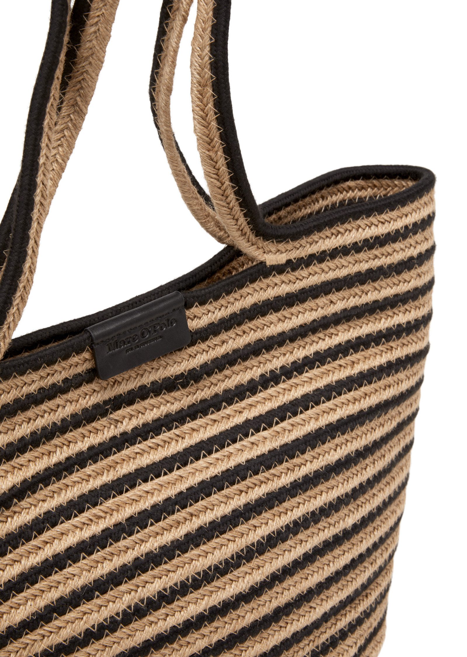 Marc O'Polo Shopper aus Jute-Baumwoll-Mix