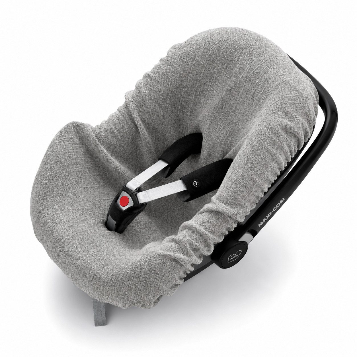 BABEES Kindersitzbezug 100% LEINEN Bezug für Babyschale Leinenbezug Sommerbezug, 100% Leinen