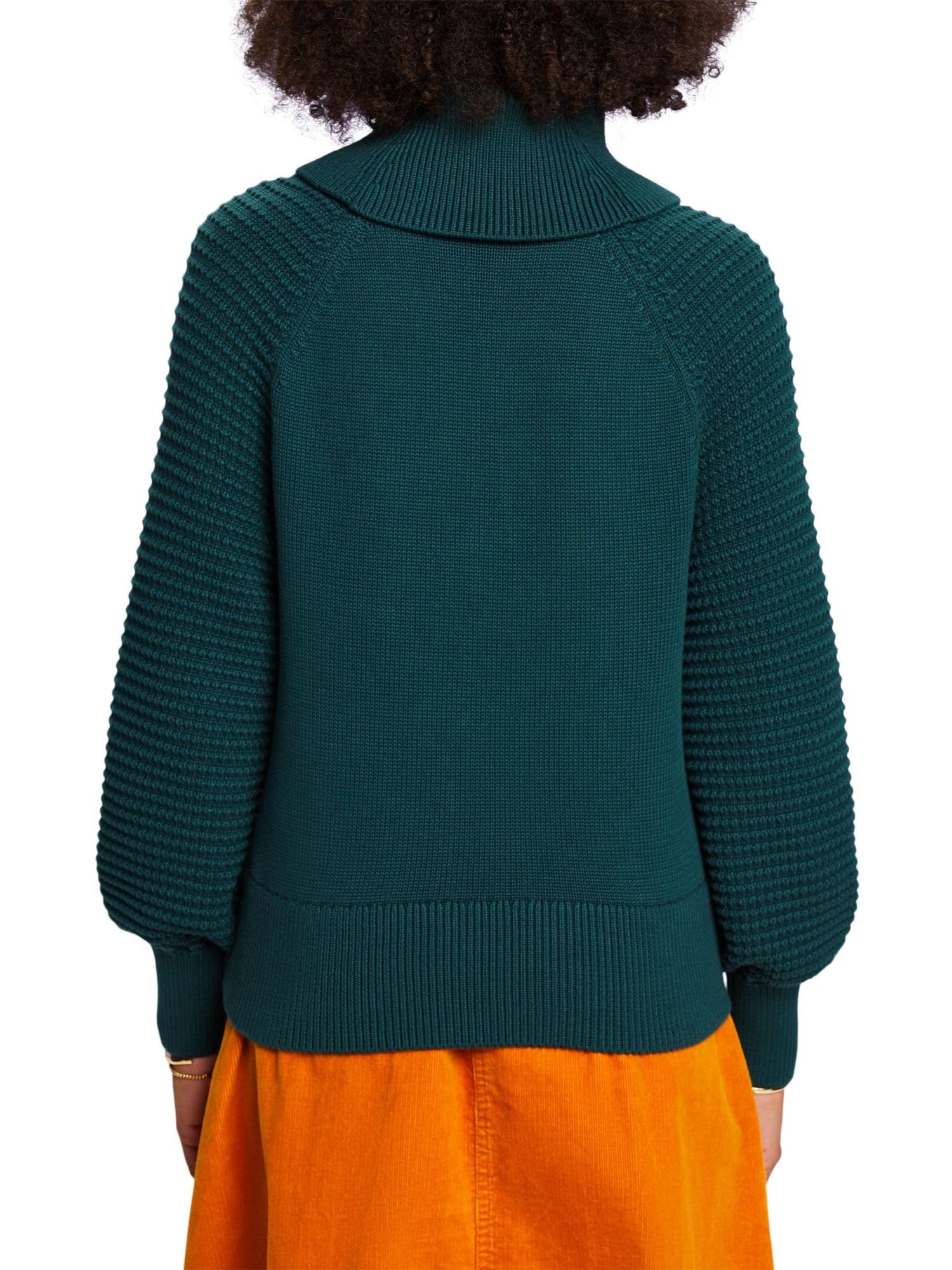 mit Rollkragenpullover edc Esprit GREEN by EMERALD Baumwollpullover Rollkragen