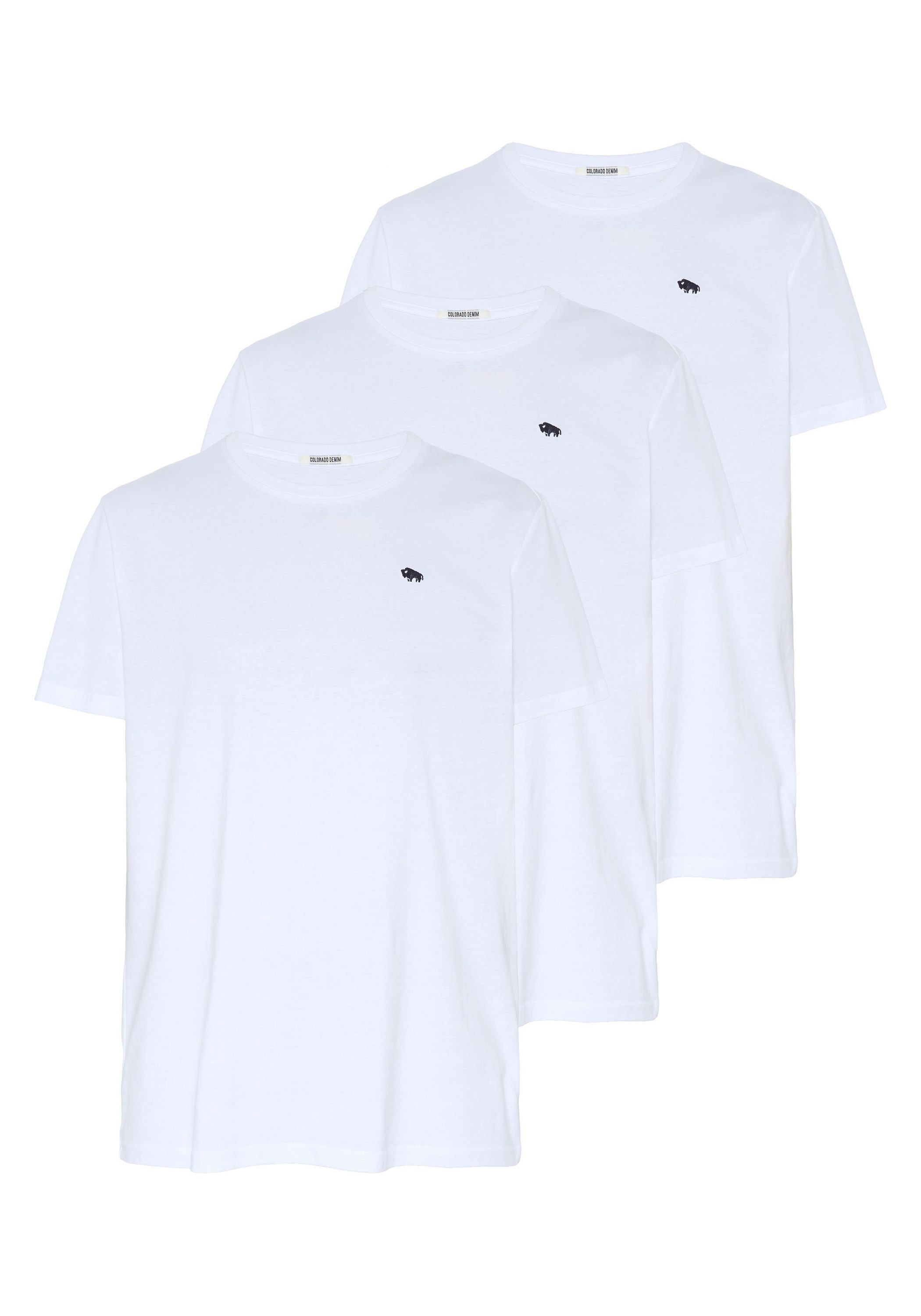COLORADO DENIM T-Shirt im 3er Pack (1, 1-tlg) günstig online kaufen
