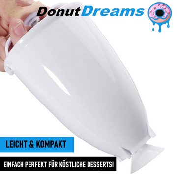 MAVURA Donut-Maker DonutDreams Donut Maker Teigspender Backform Teigportionierer, Teig Portionierer Donutform für Mini-Donuts und Pfannkuchen
