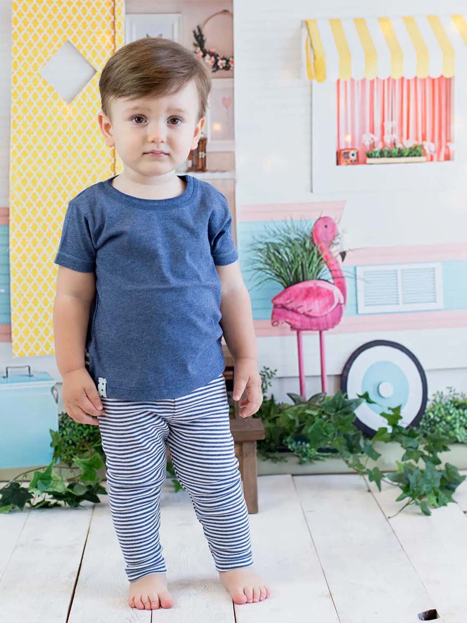 OrganicEra Leggings Baby Leggings aus Bio-Baumwolle, gestreift (1-tlg)