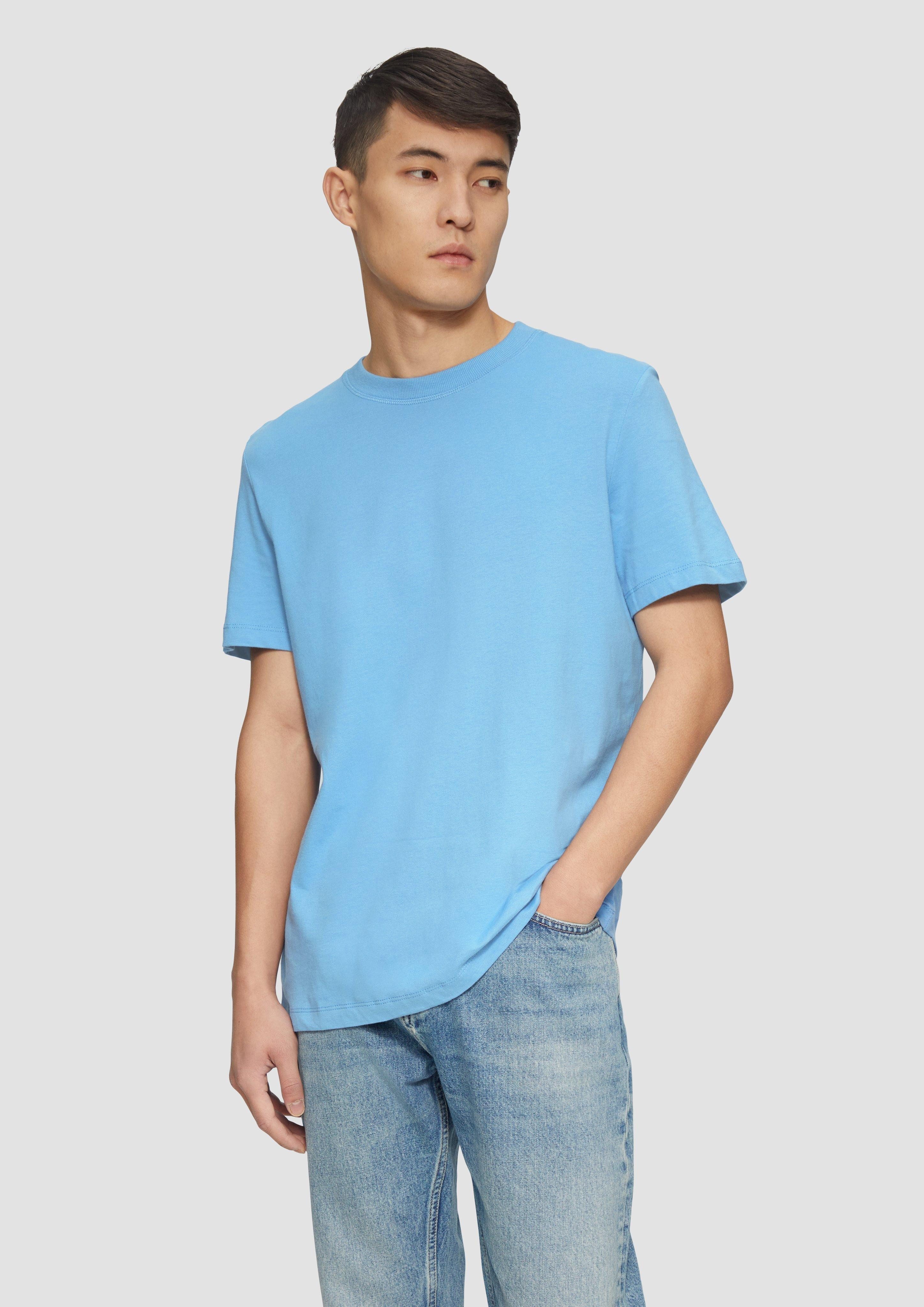 s.Oliver Kurzarmshirt Softes Baumwoll-T-Shirt mit Crewneck günstig online kaufen