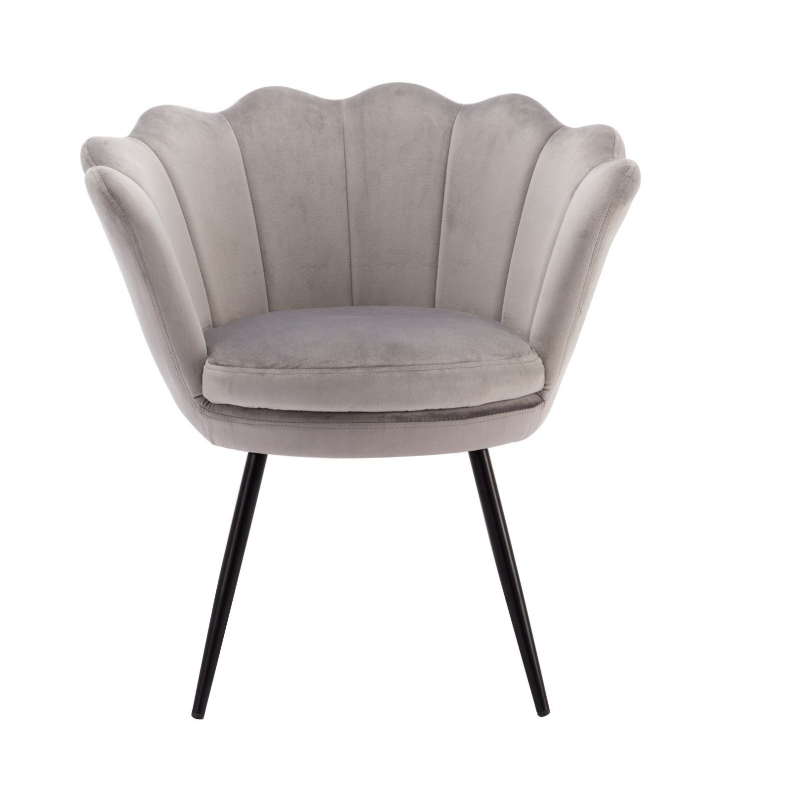 CHAIRUS Sessel Relaxsessel mit Goldfuß & Blumenform für Wohn-/Schlafzimmer (1-St), Ohrensessel, Freizeitsessel mit Kissen, Esszimmerstuhl Polsterstuhl