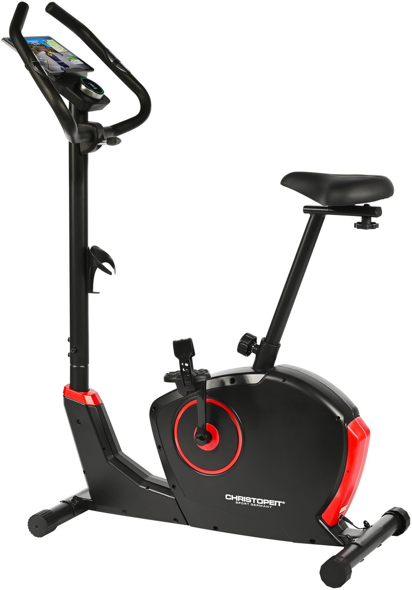 Christopeit Sport® Ergometer ET 3.0 (Kinomap kompatibel), Schwungmasse ca. 7 kg, 32 Widerstandsstufen