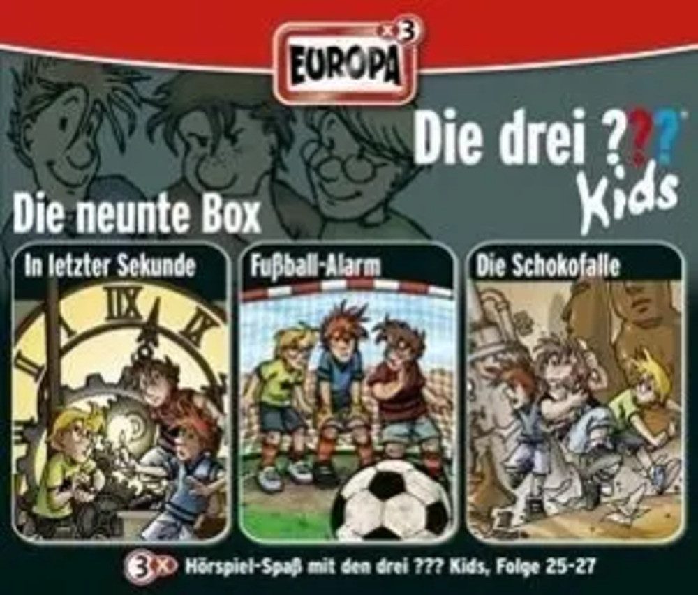 Hörspiel Die drei ??? Kids. 3er Box Folgen 25 - 27 (drei Fragezeichen) 3 CDs