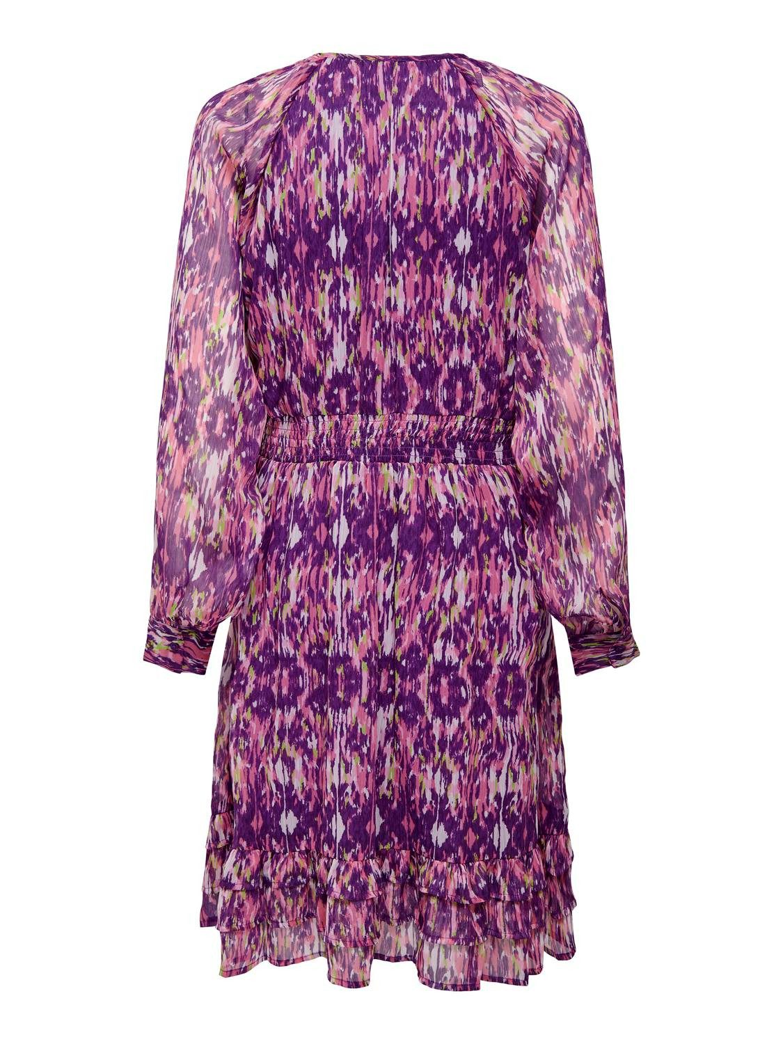 ONLY Minikleid ONLVIVA LIFE L/S LAYER DRESS PTM Sommerkleid günstig online kaufen