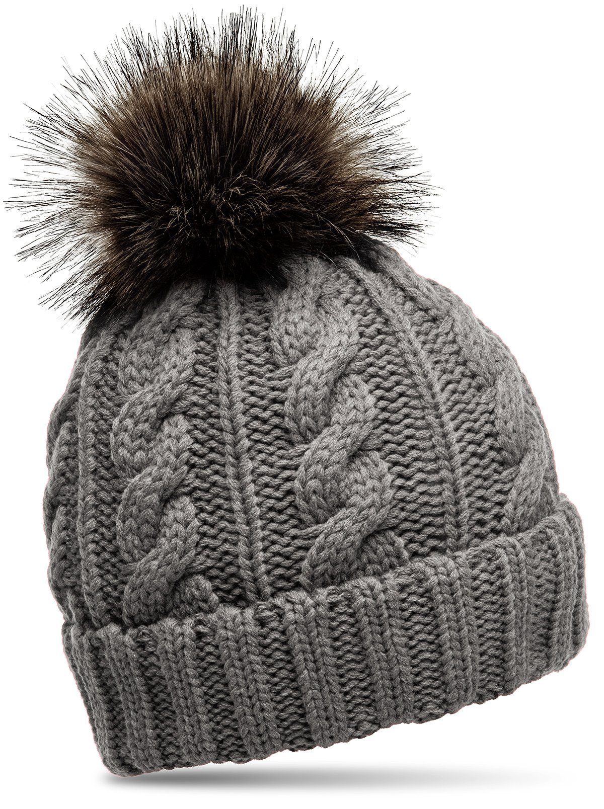 Caspar Bommelmütze MU104 Damen Winter Strickmütze günstig online kaufen