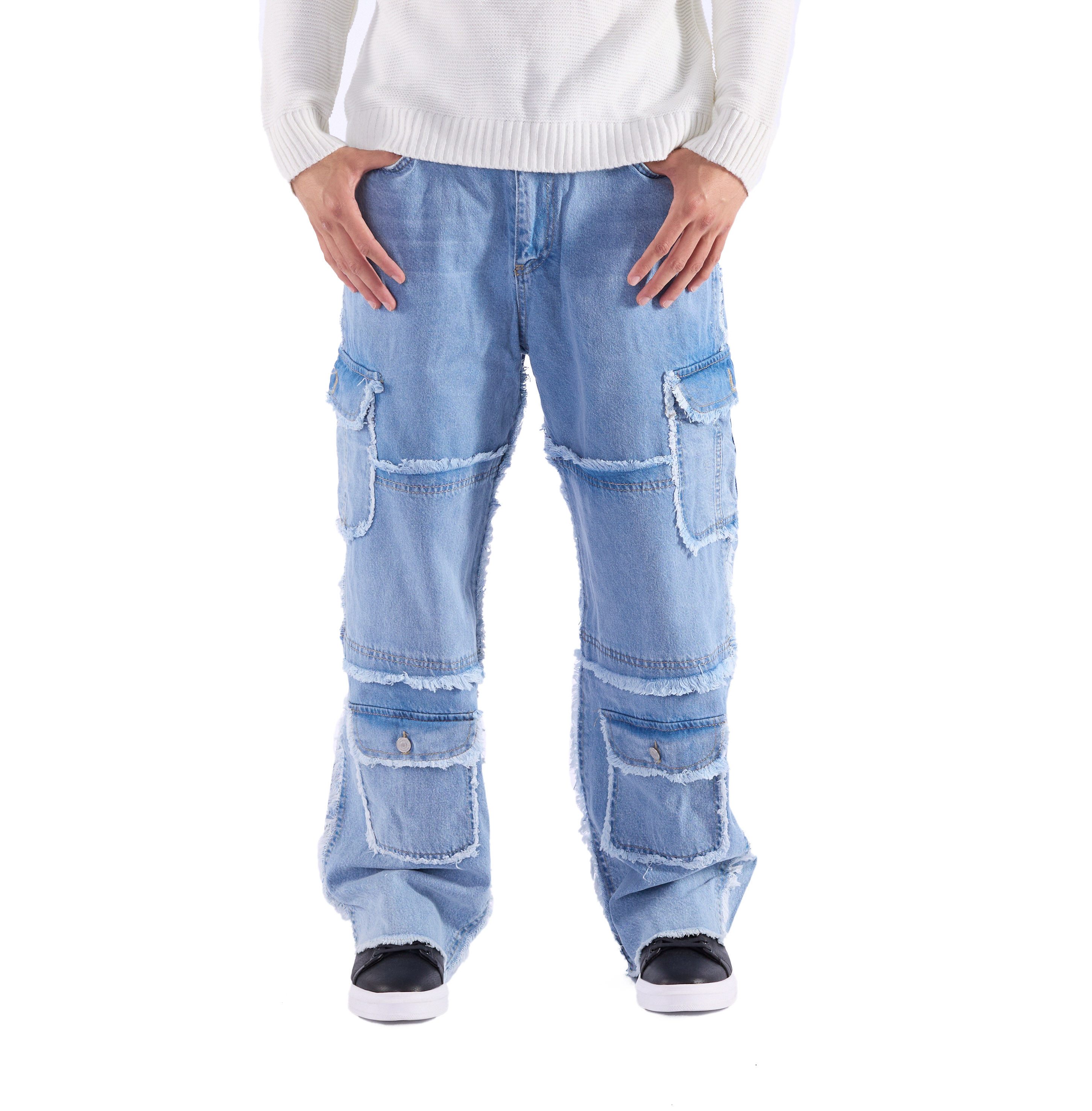 Denim House Loose-fit-Jeans Lässige Herren Baggy günstig online kaufen