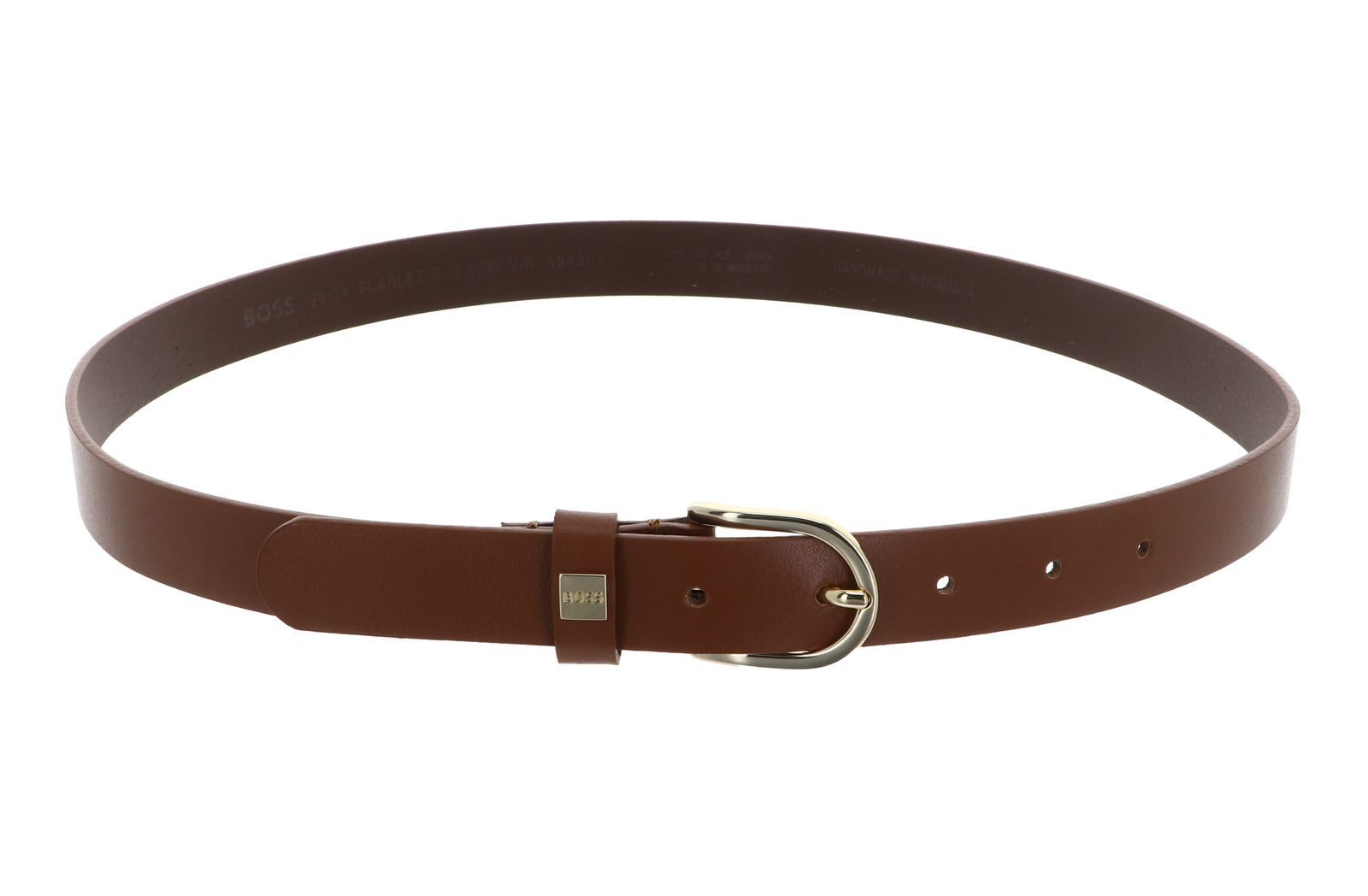 BOSS Ledergürtel Scarlet Leather Belt 2,5 aus echtem Rindsleder