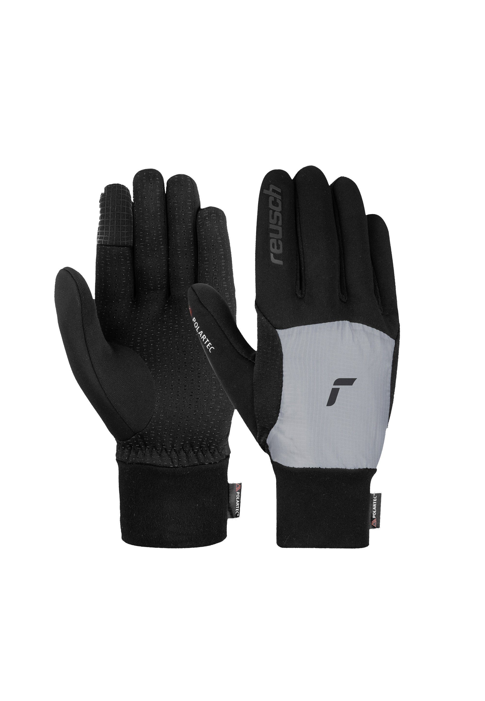 Reusch Skihandschuhe Garhwal Hybrid mit praktischer Touchscreen-Funktion grau-schwarz | Handschuhe
