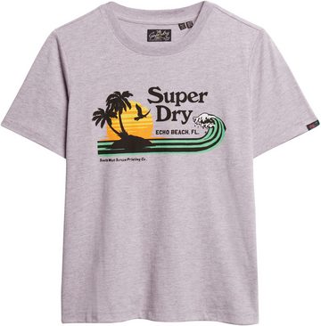 Superdry Print-Shirt OUTDOOR STRIPE RELAXED T SHIRT