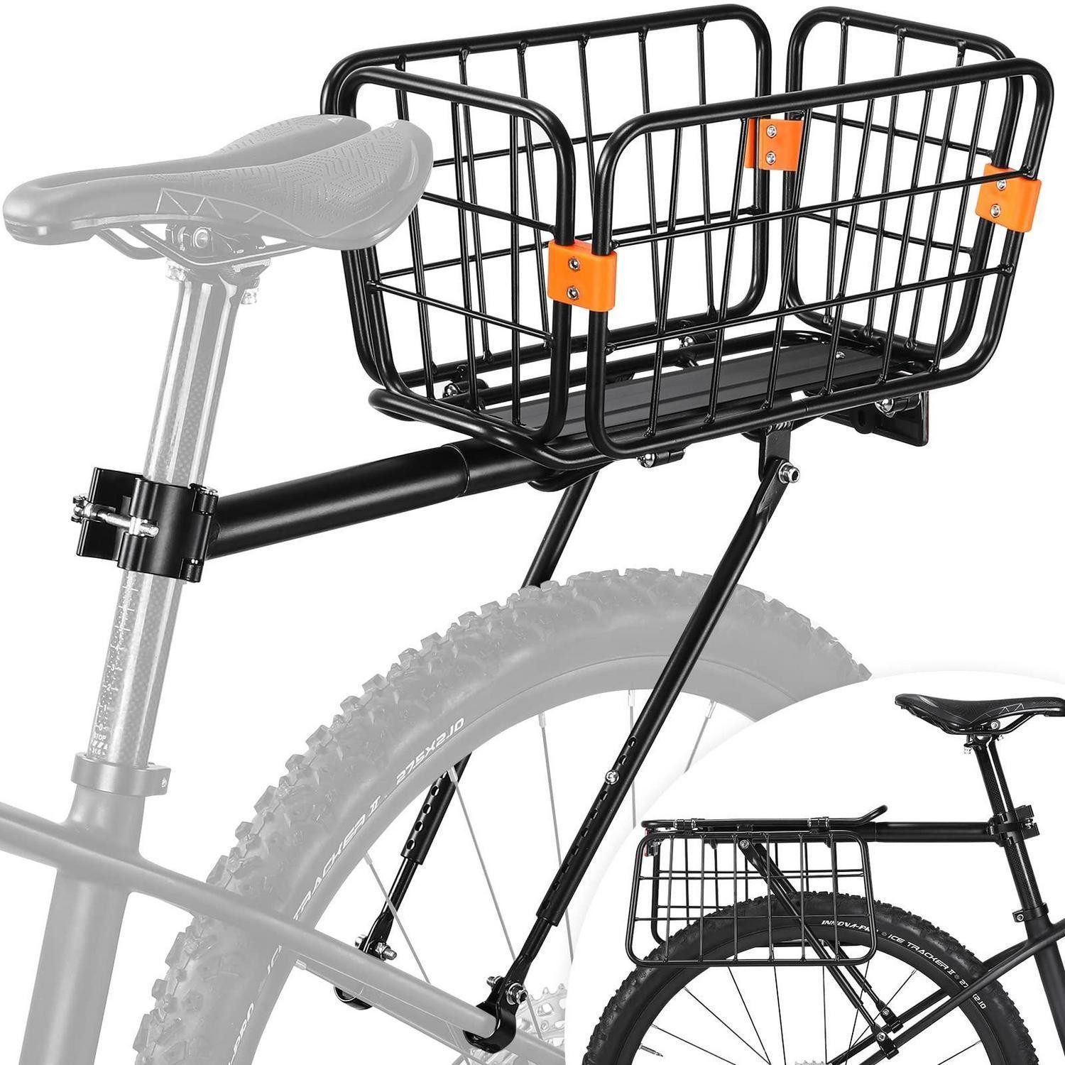 LuxusKollektion Fahrrad-Gepäckträger Fahrrad Gepäckträger mit Korb (1-St)
