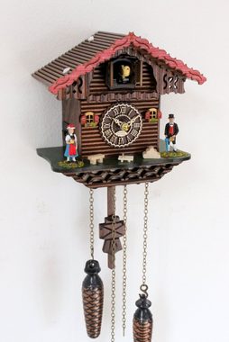Clockvilla Hettich-Uhren Wanduhr Kuckucksuhr aus dem Schwarzwald Schwarzwaldhaus Quarz