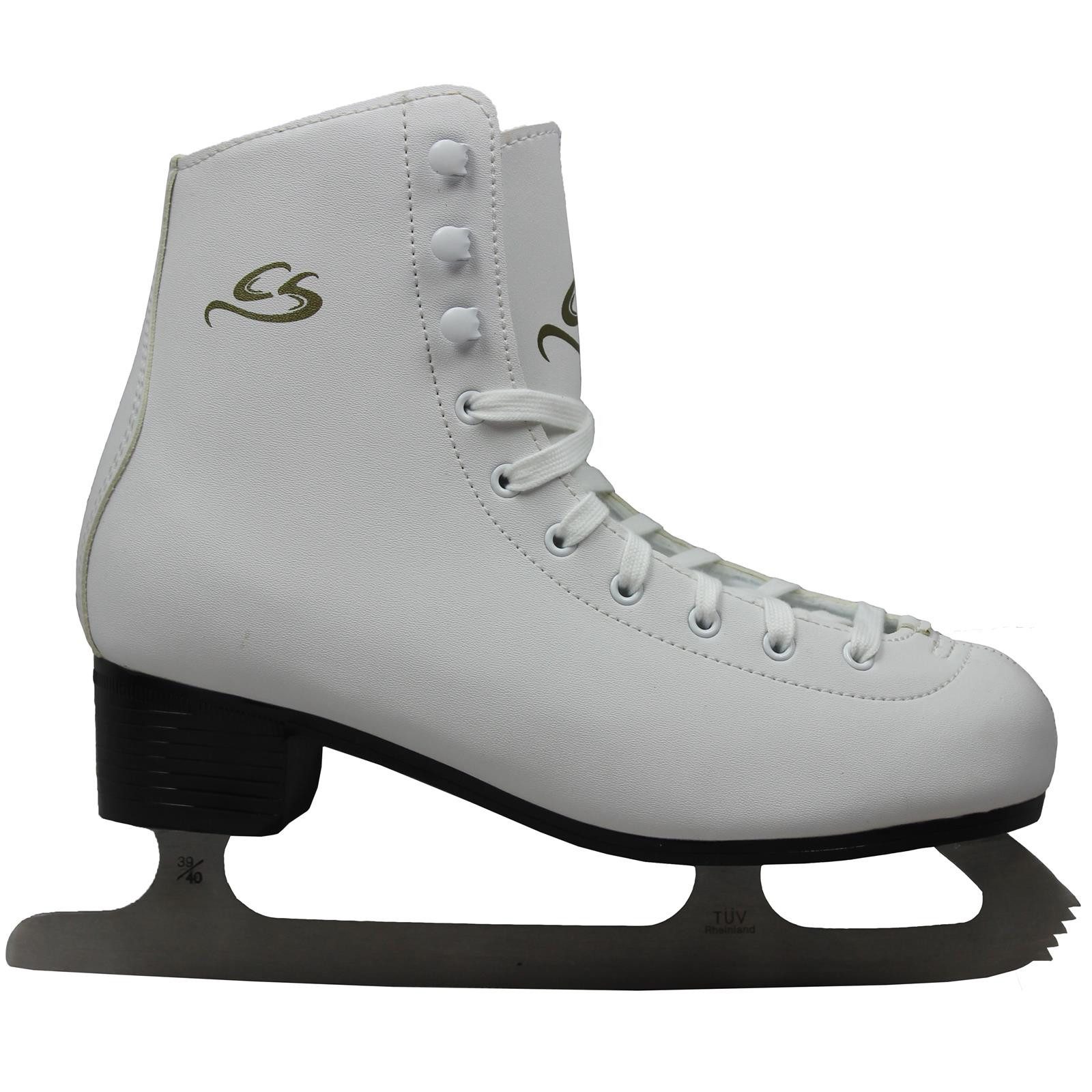 Cox Swain Коньки Figure Damen + Kinder Eiskunstlauf Schlittschuh -LOHJA- alle Größen, Größenverstellbar
