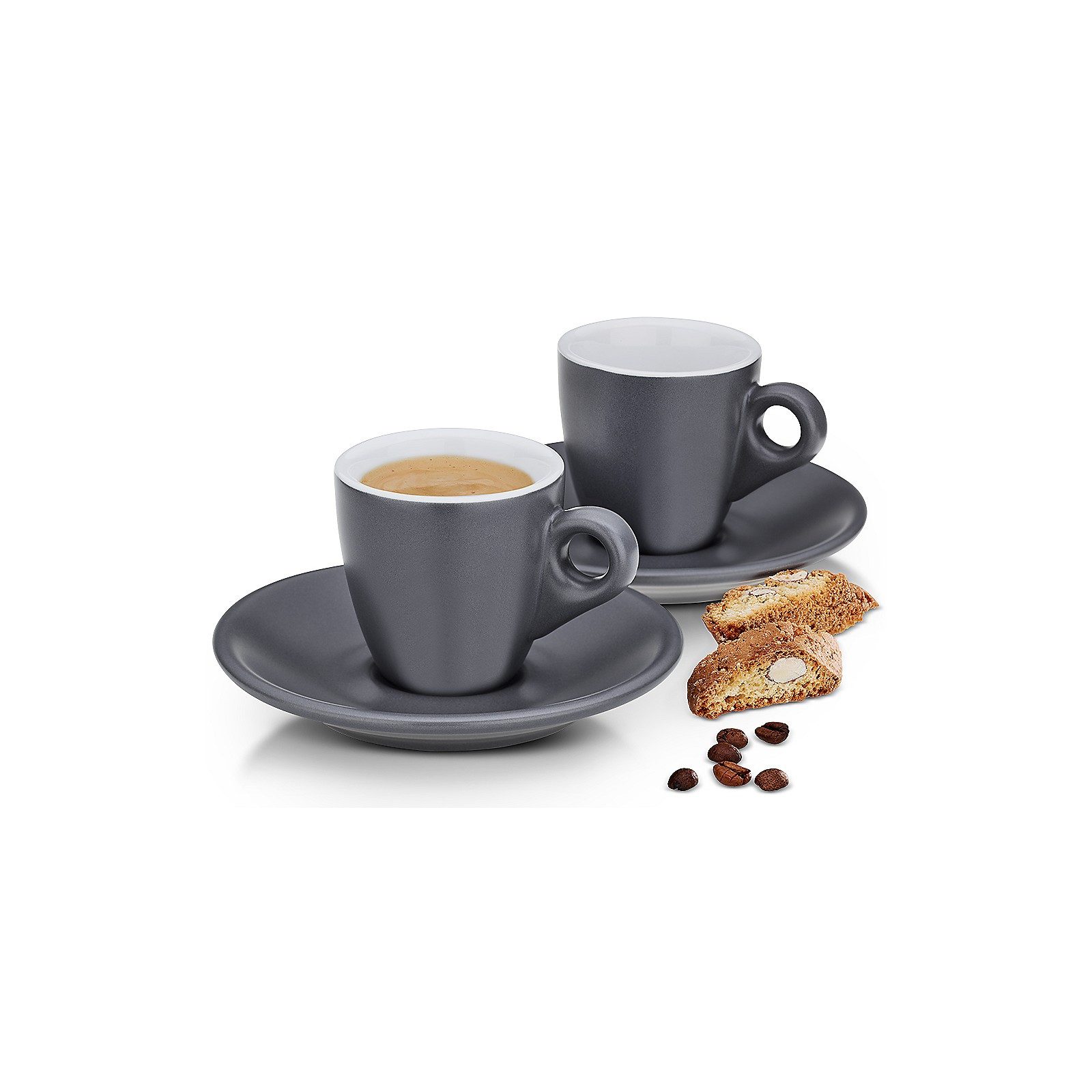 kela Espressotasse Mattia, Keramik, hitzebeständig bis 250°C, matte optik, 50 ml, mikrowellengeeignet