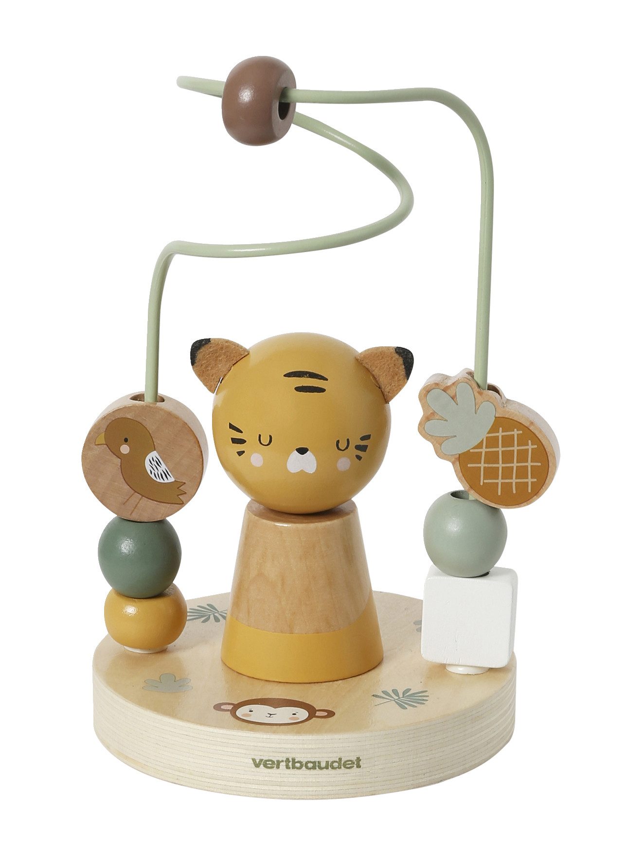 vertbaudet Lernspielzeug Baby Motorikschleife Holz FSC®