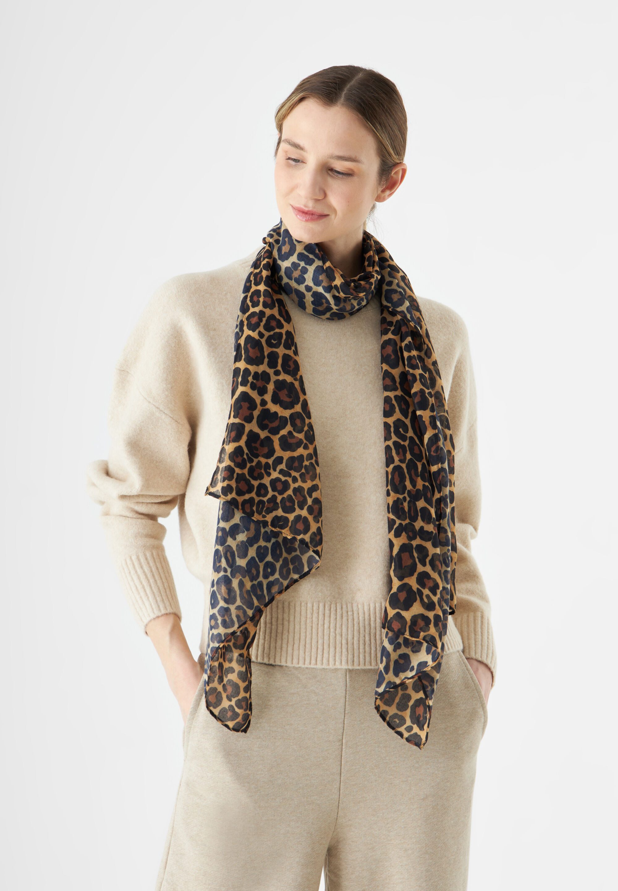 Codello Modeschal, (1-St), im Leopardenmuster günstig online kaufen