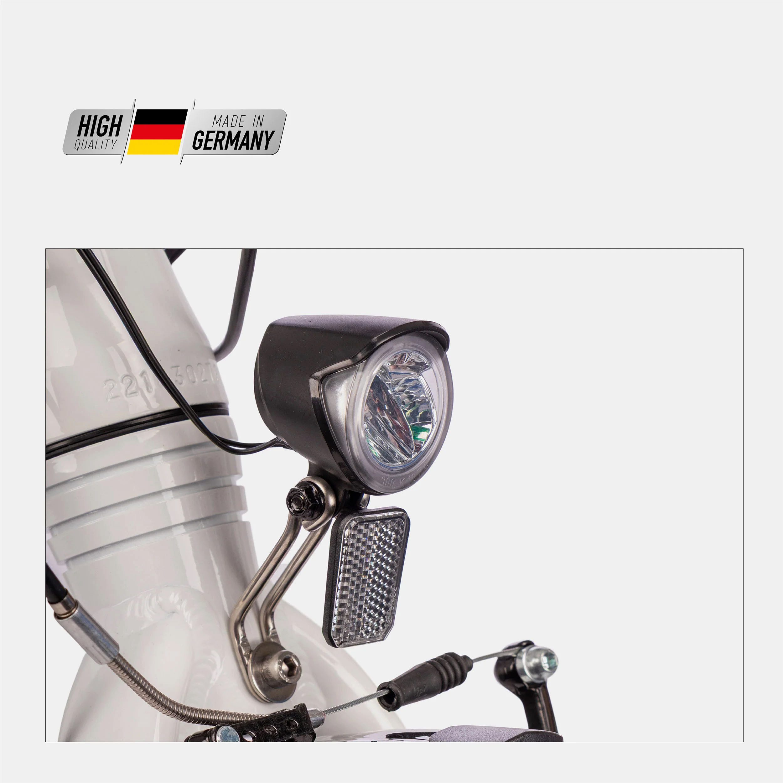 SAXONETTE E-Bike Folding Bike Compact Comfort Plus 2.0, 3-speed, hub gears, front motor, 360 Wh, (with battery charger), pedelec, electric bicycle for women and men